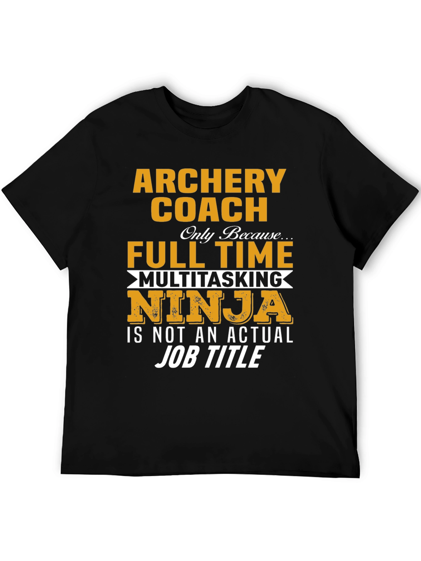 Black Archery Coach Novelty T-Shirt view 5