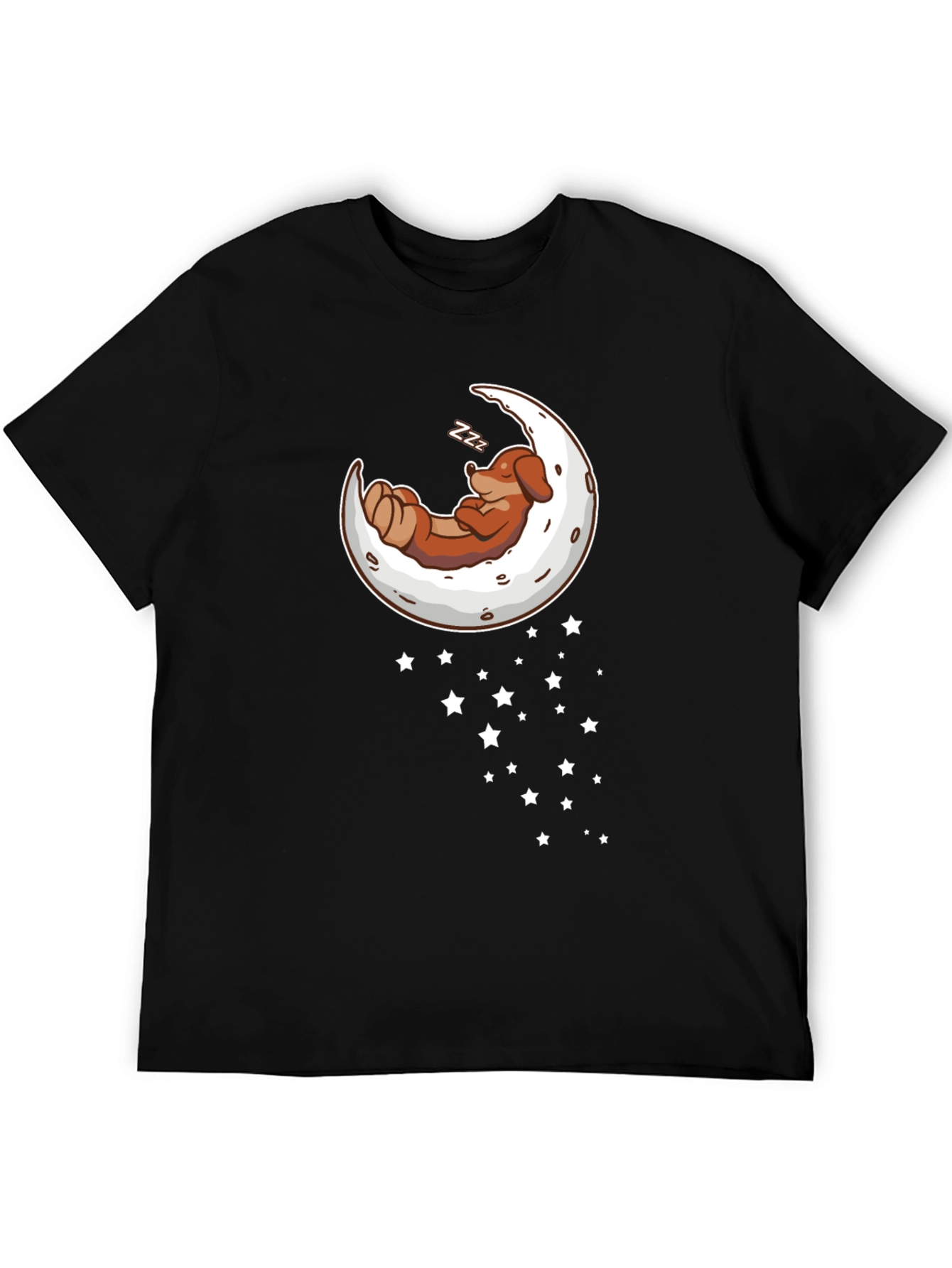 Dachshund Moon Sleep T-Shirt - 5