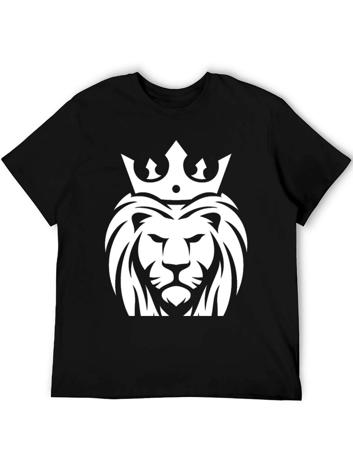 Black Lion King T-Shirt: Bold Graphic Tee view 5