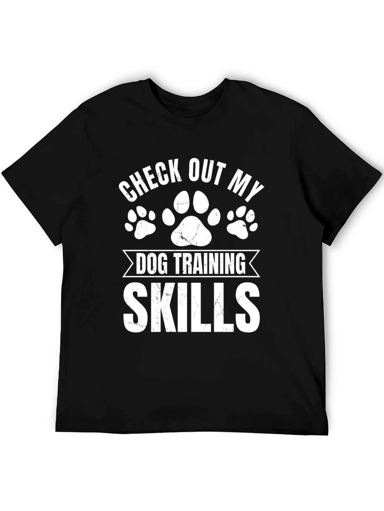 Black Dog Training Skills Graphic Tee view 5