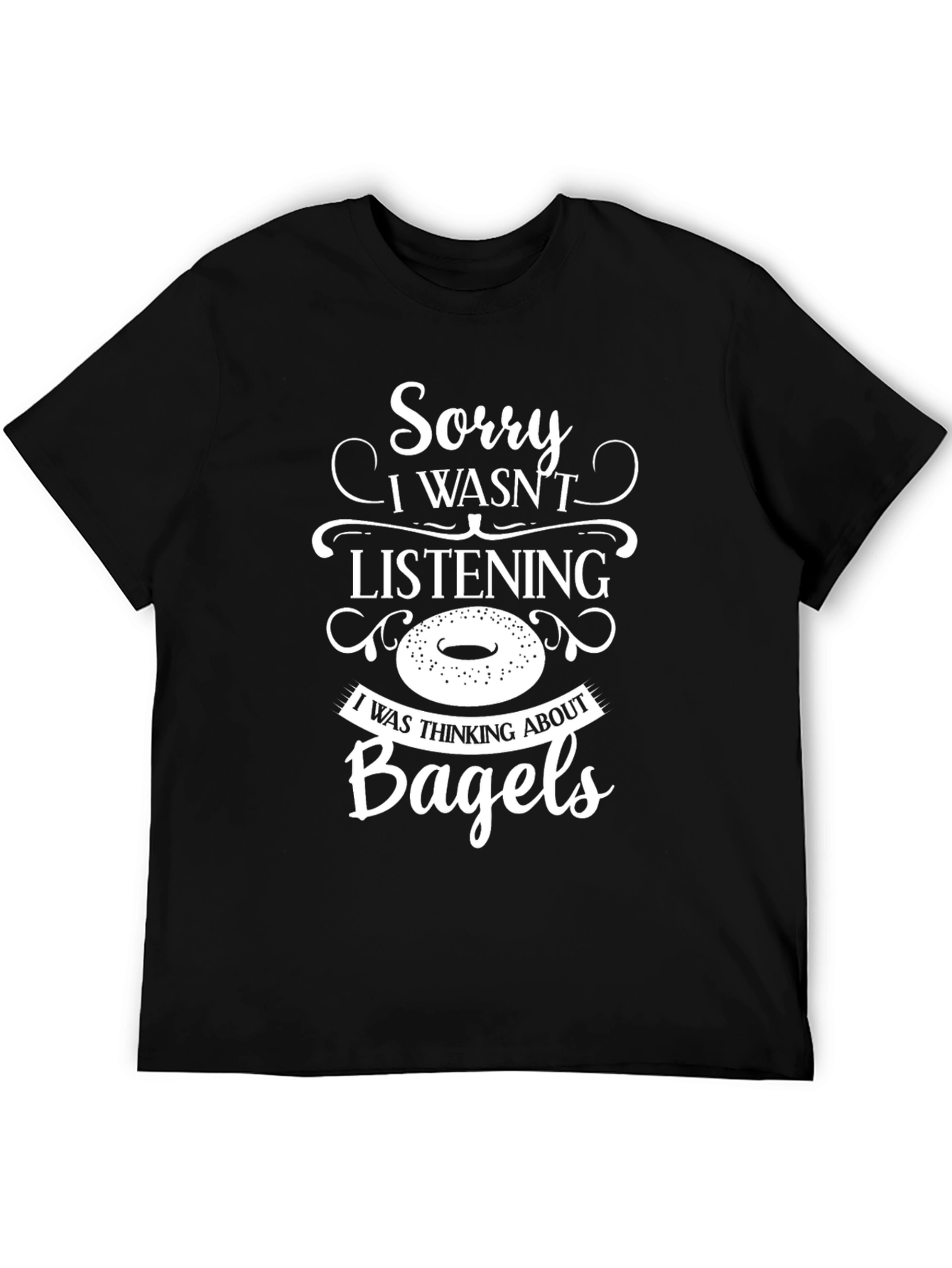 Black Bagel Minded Black Tee view 5