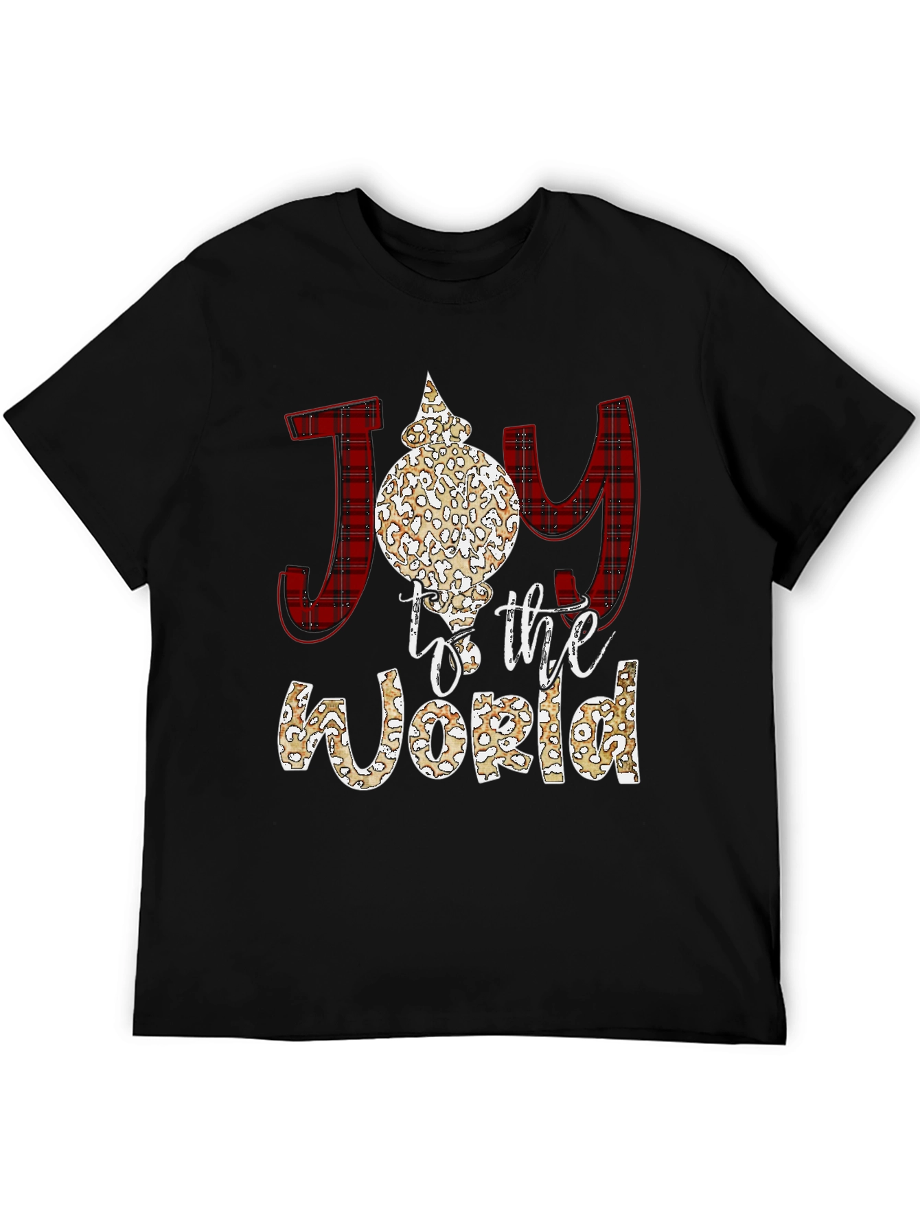 Black Joy to the World Graphic Tee view 5