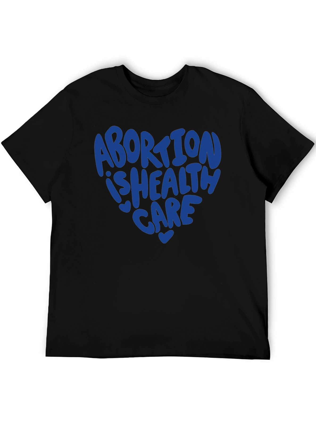Black Abortion is Healthcare Graphic Tee - Pro Choice Activist Shirt view 5