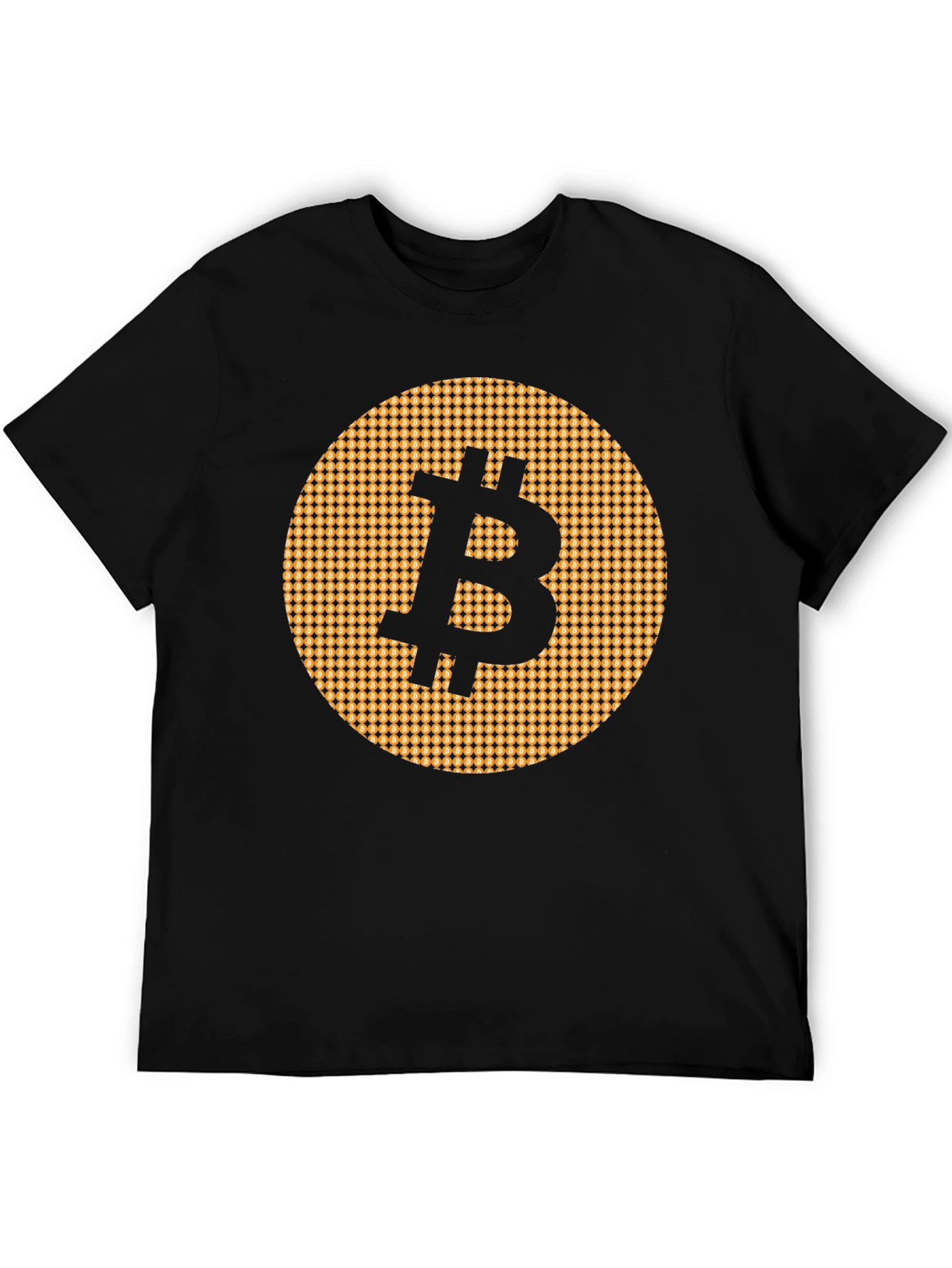 Black Bitcoin Black T-Shirt Cryptocurrency Tee view 5