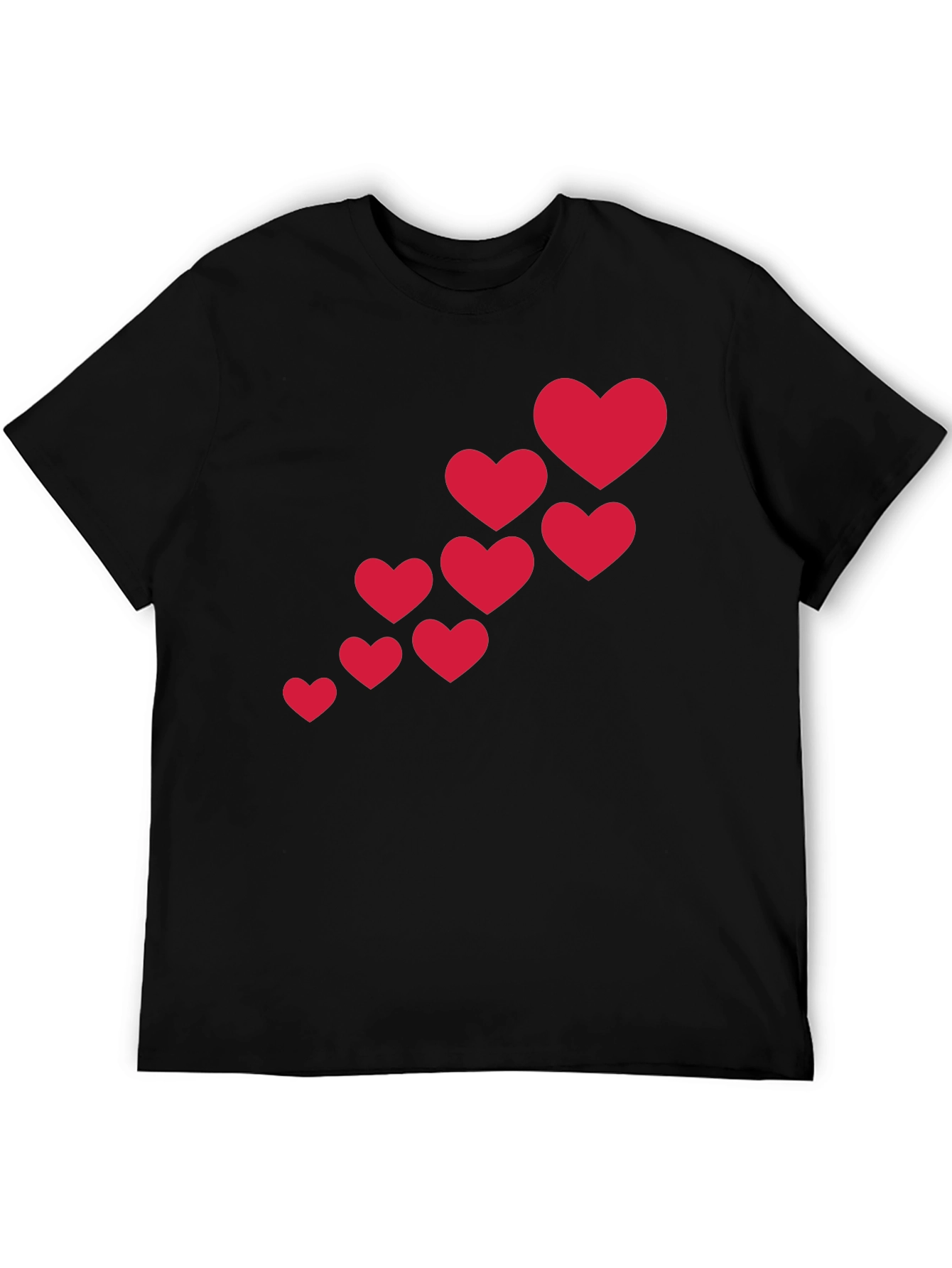 Black Heart Cascade Black T-Shirt view 5