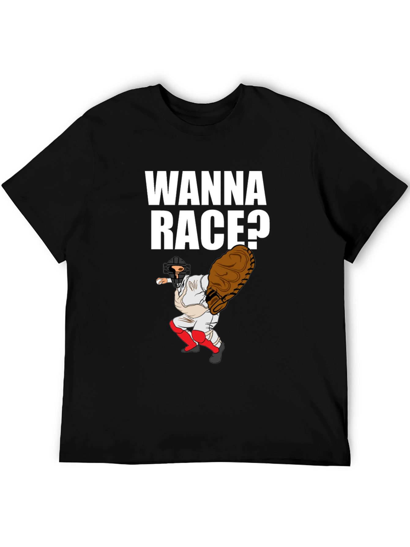 Wanna Race Baseball T-Shirt - 5