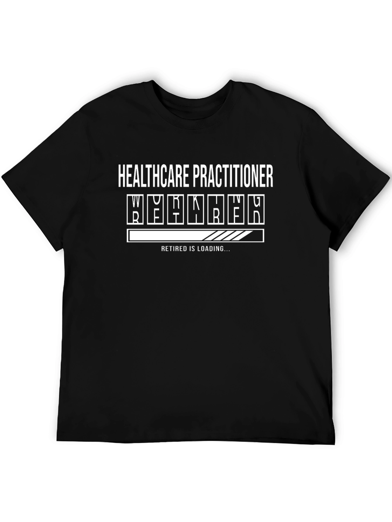 Black Healthcare Practitioner Retirement T-Shirt view 5
