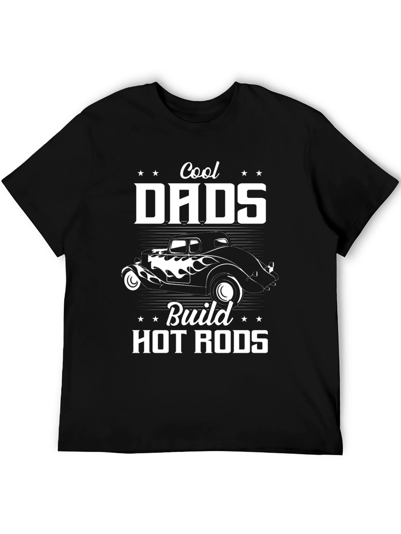 Cool Dads Build Hot Rods Graphic T-Shirt - 5