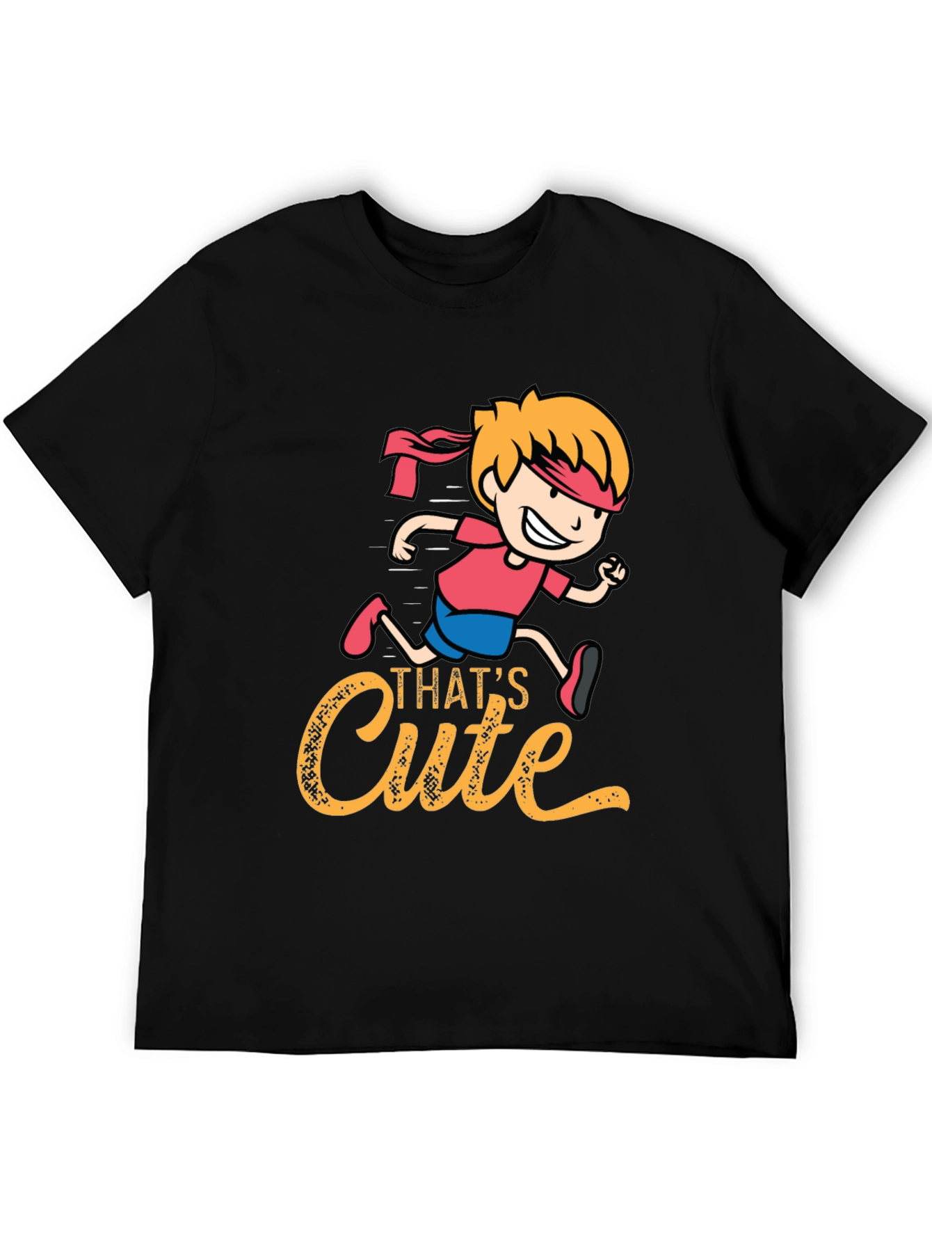 Black That's Cute Graphic T-Shirt view 5