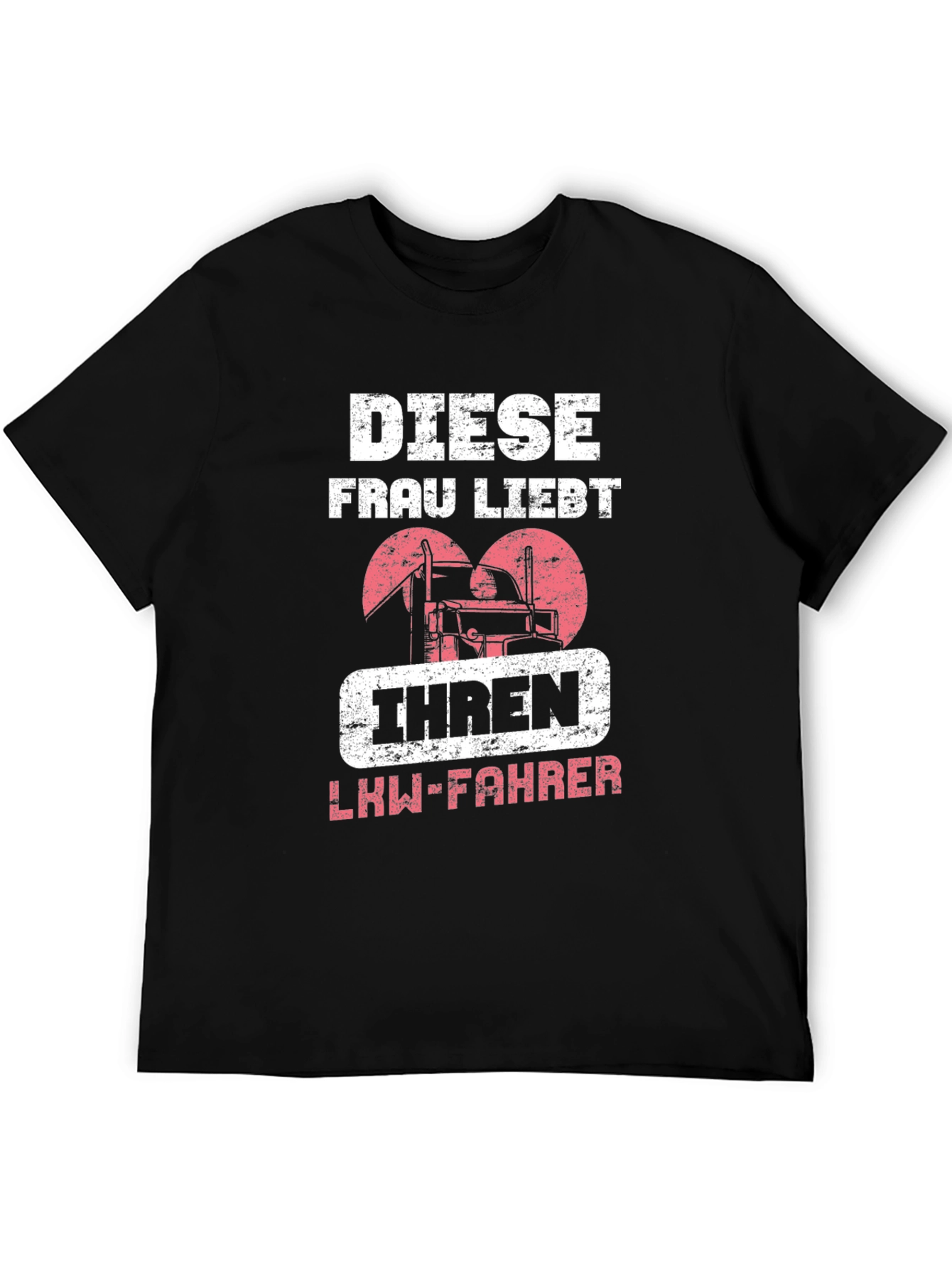 Black Diese Frau Liebt Ihren LKW-Fahrer T-Shirt view 5