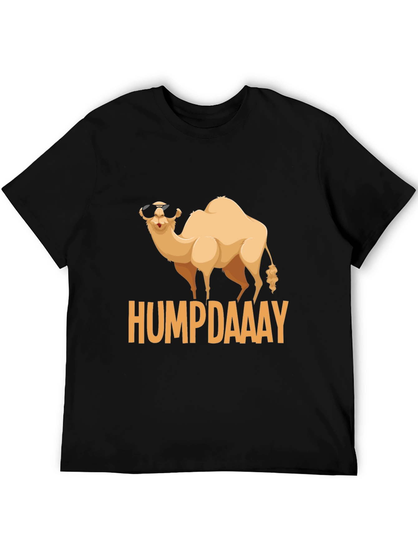 Black Hump Day Camel T-Shirt - Funny Animal Tee view 5