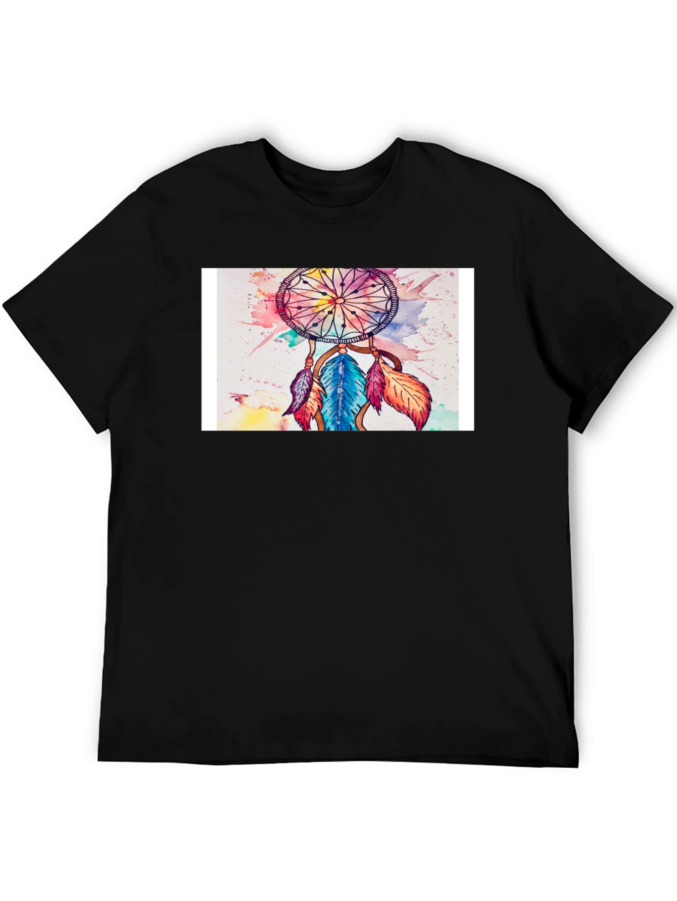 Black Dreamcatcher Graphic Tee - Stylish Cotton Comfort view 5