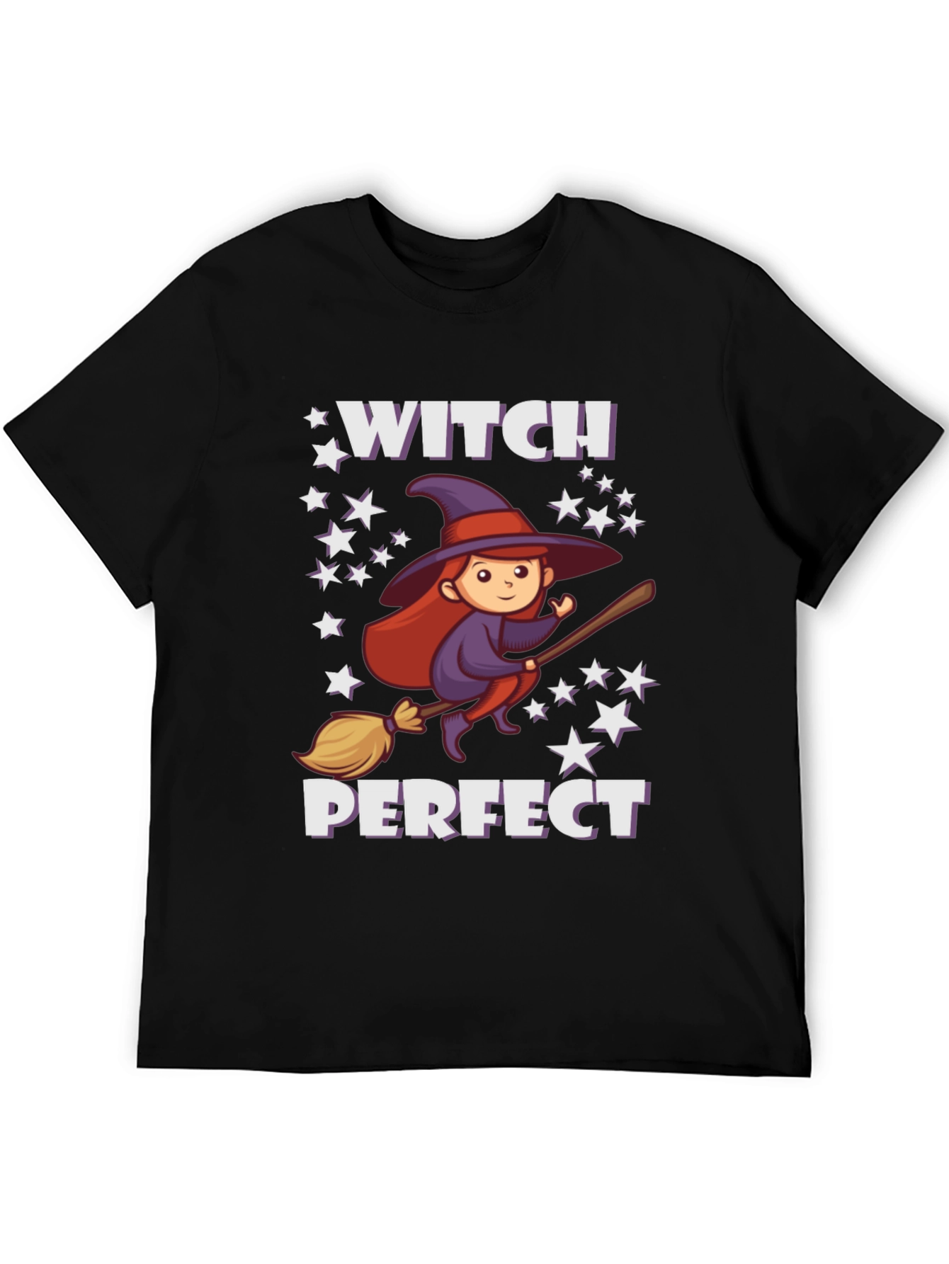 Black Witch Perfect Halloween T-Shirt view 5