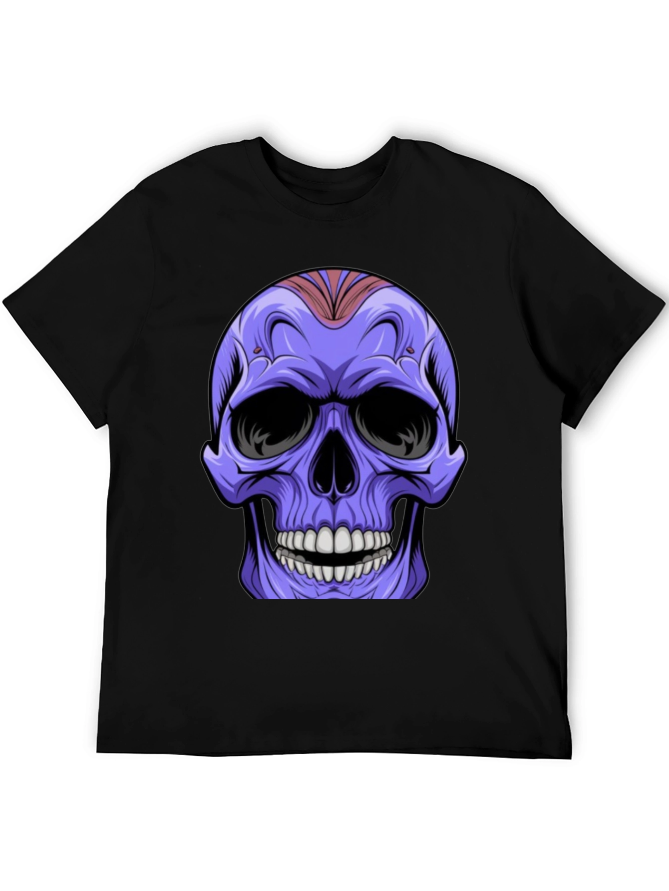 Black Skull Graphic T-Shirt - Cool & Edgy Design view 5