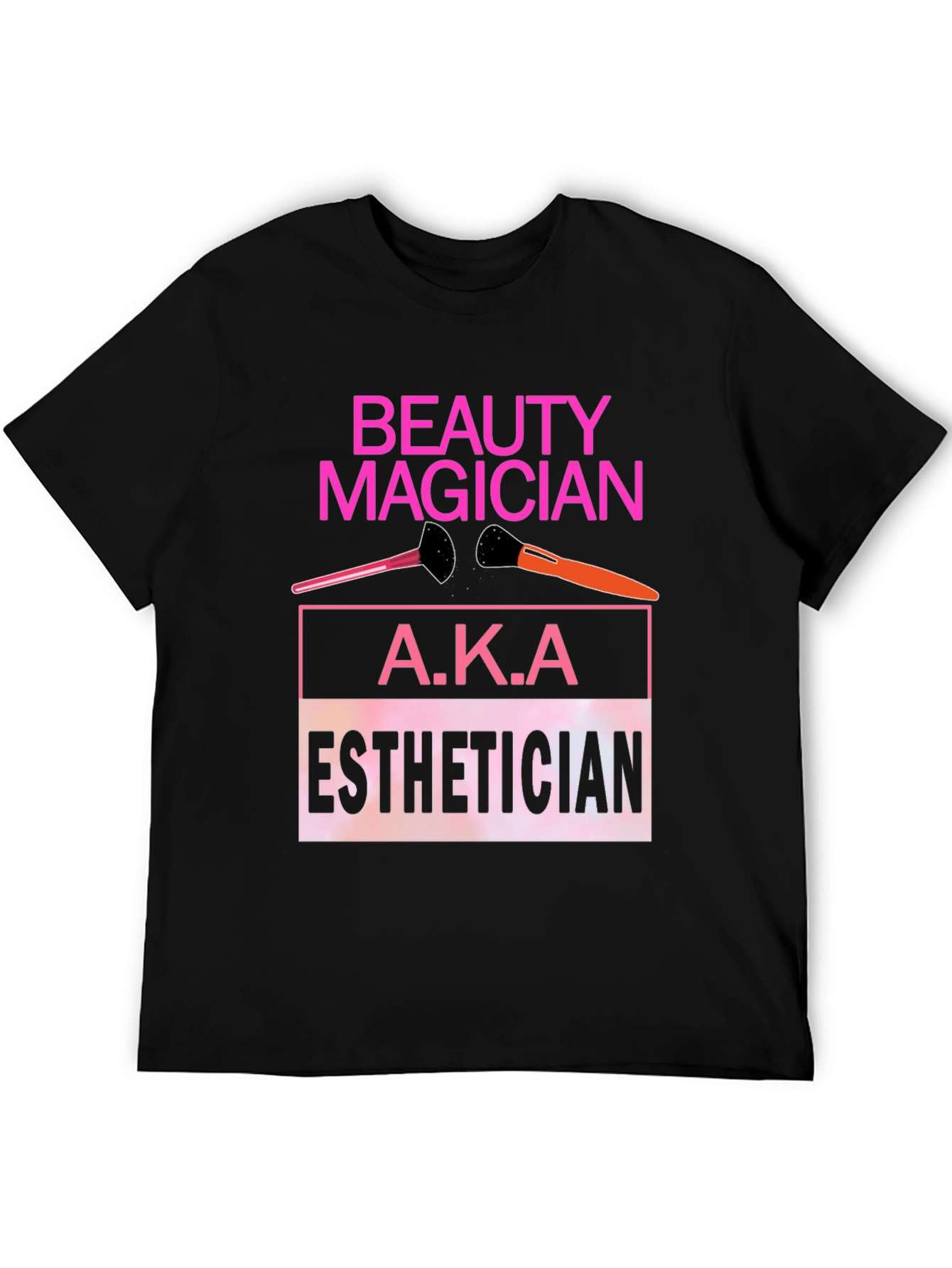 Black Beauty Magician Esthetician T-Shirt view 5