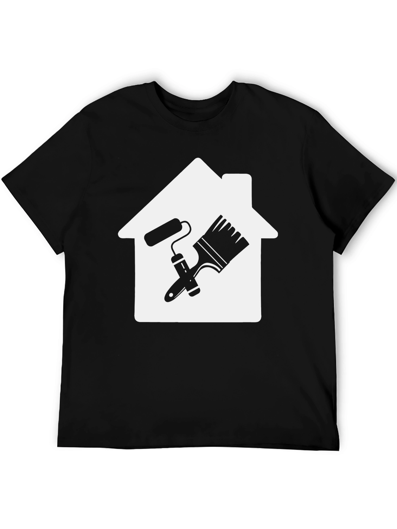 Painter's House T-Shirt - Black Graphic Tee - 5
