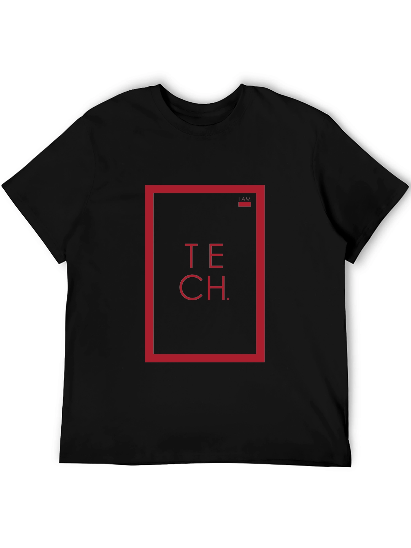 Black Tech Graphic Tee - Modern Style Shirt view 5