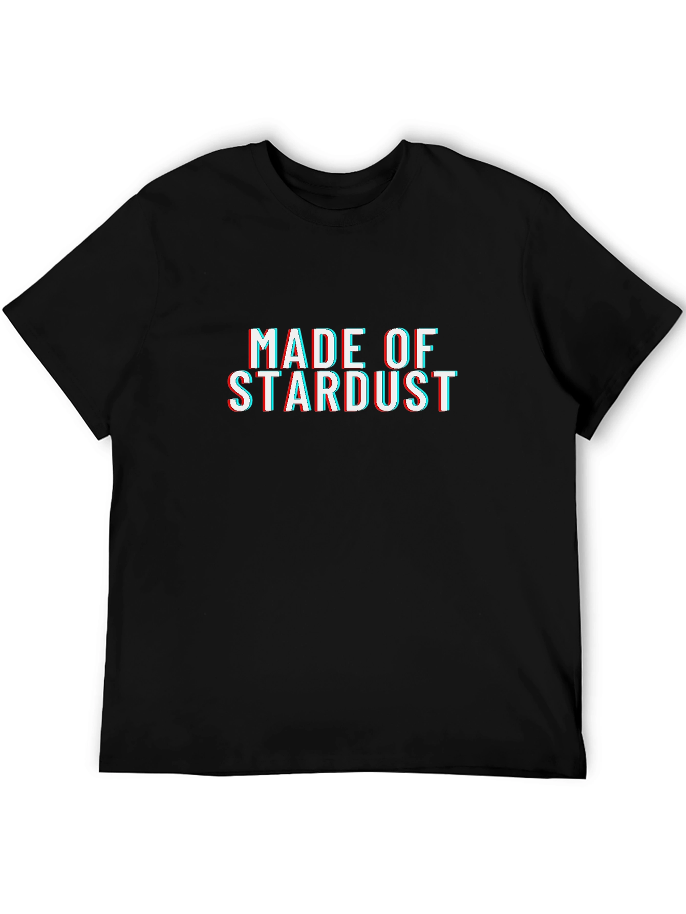 Black Made of Stardust Graphic Tee view 5