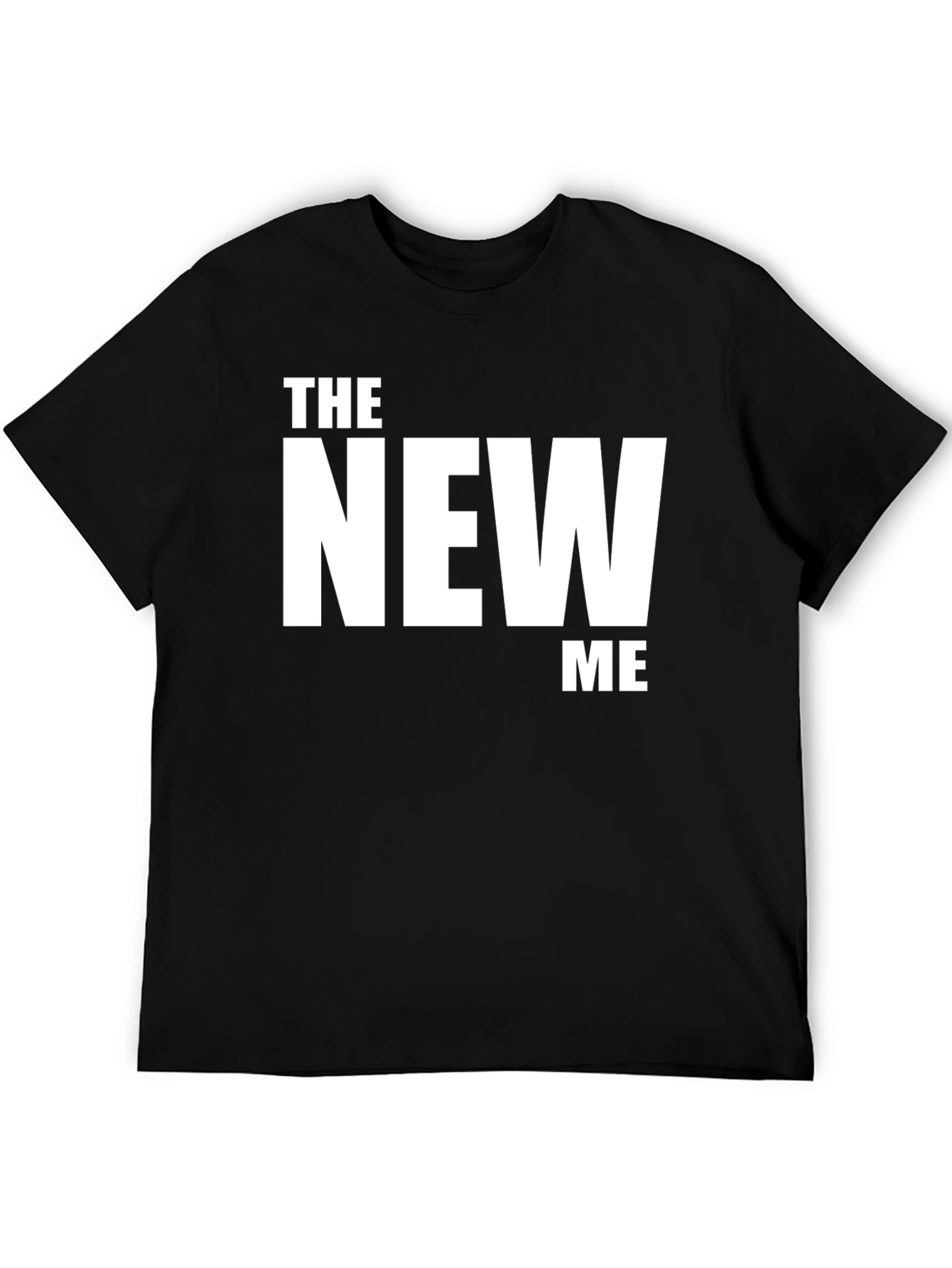 Black The New Me Graphic Tee - Black view 5