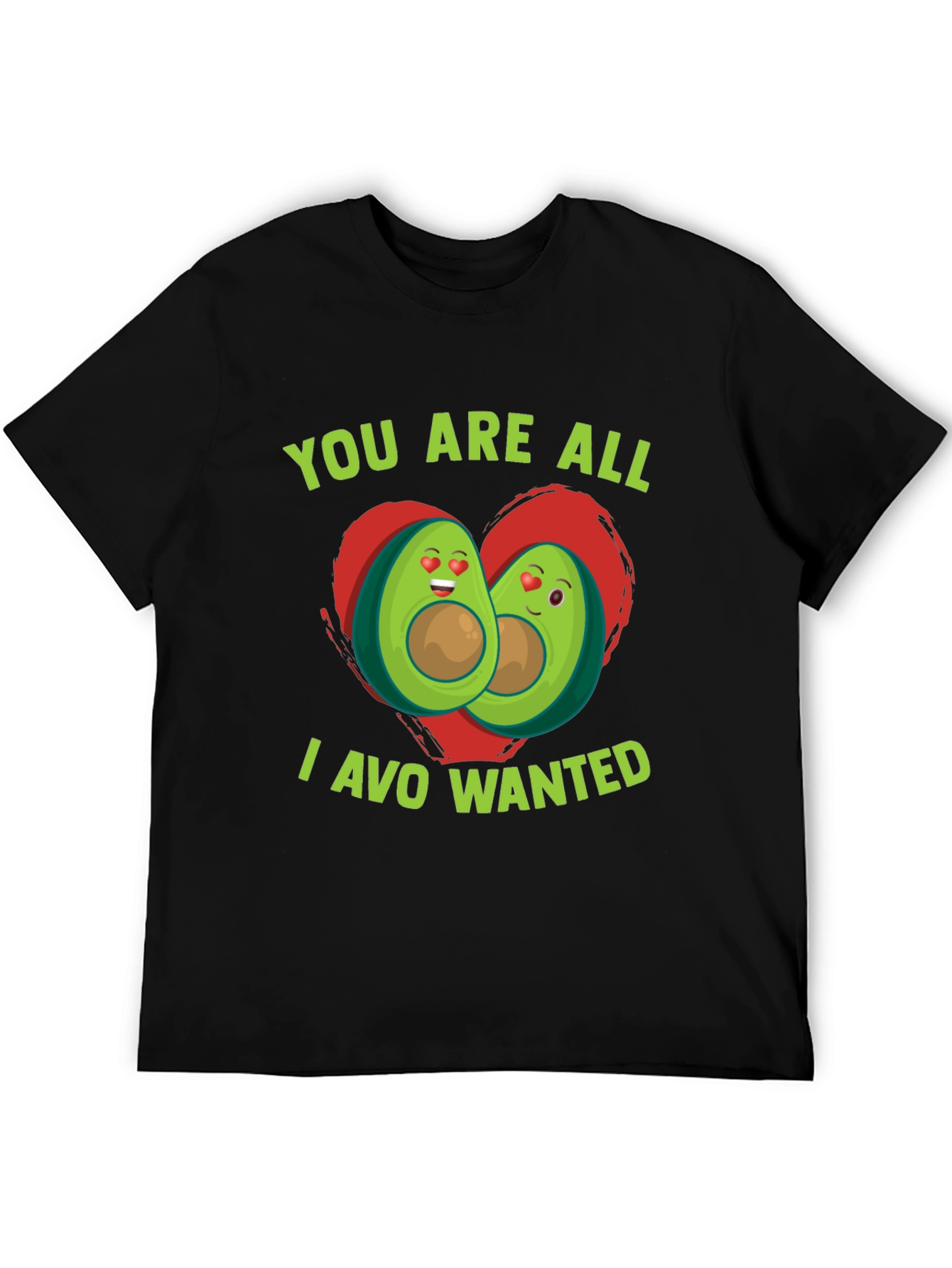 Black Avocado Love Graphic T-Shirt - You Are All I Avo Wanted view 5