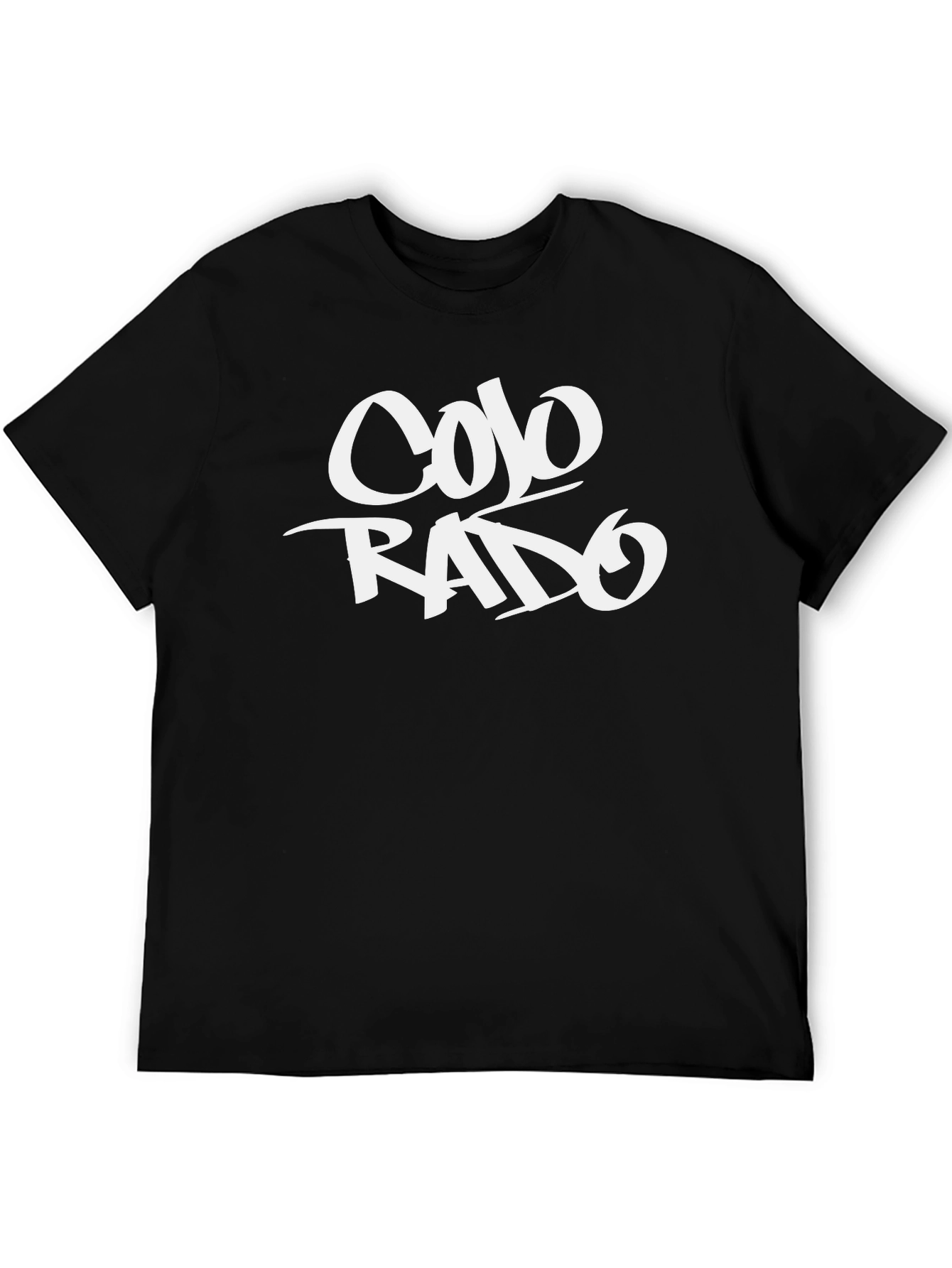 Black Colorado Graphic Tee - Black Casual Style view 5