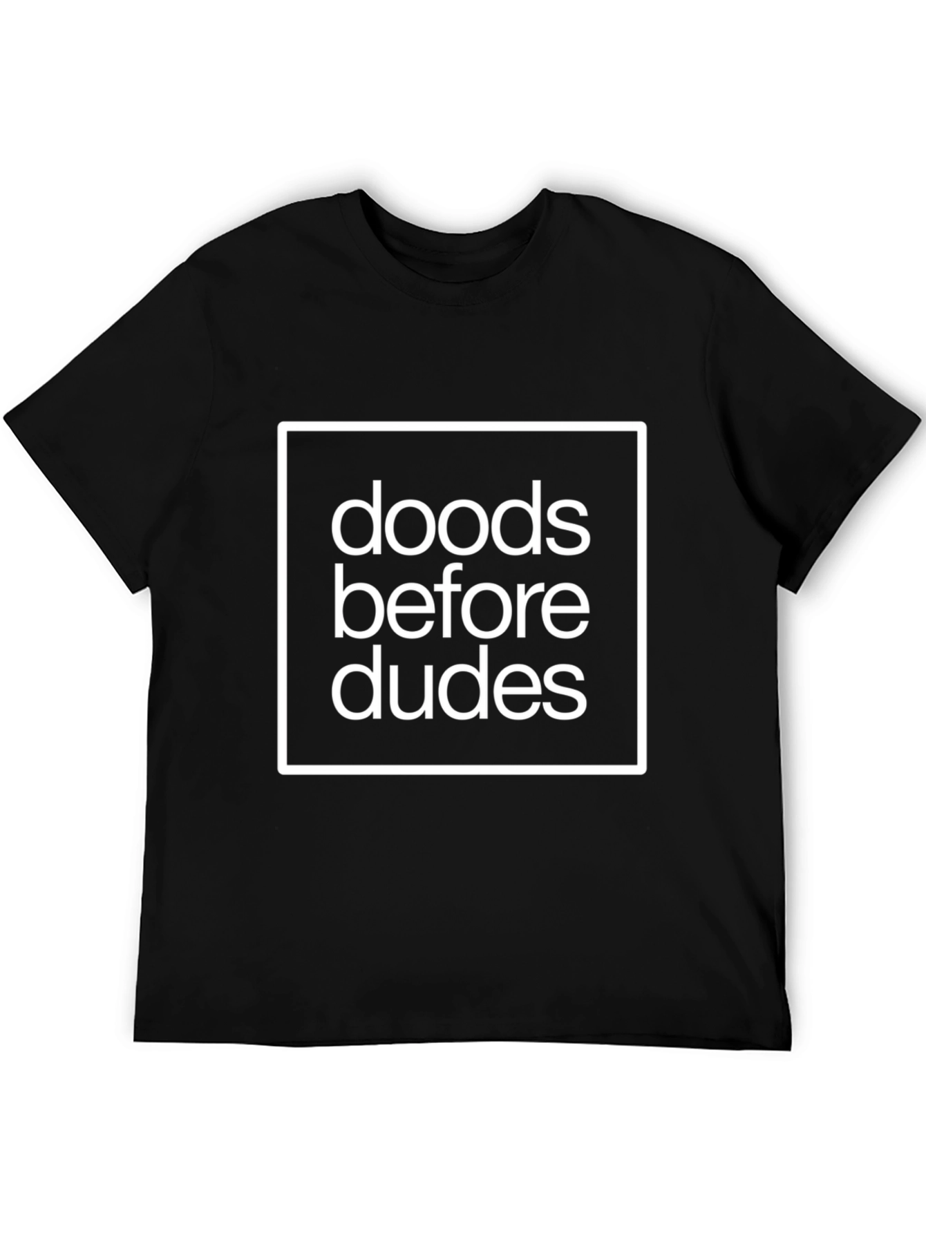 Black Doods Before Dudes Graphic T-Shirt view 5