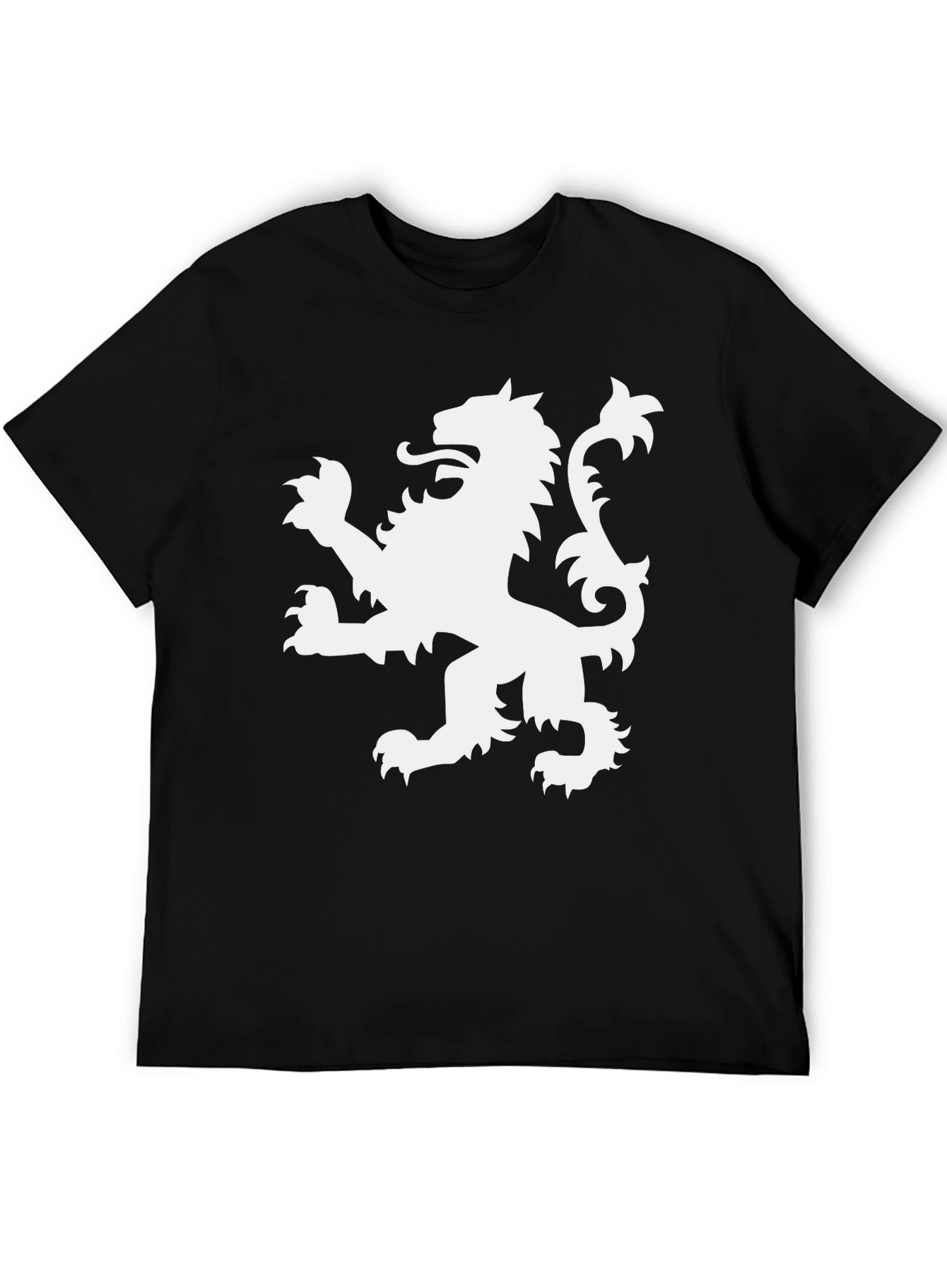 Black Lion Rampant Graphic Tee - Classic Black Shirt view 5