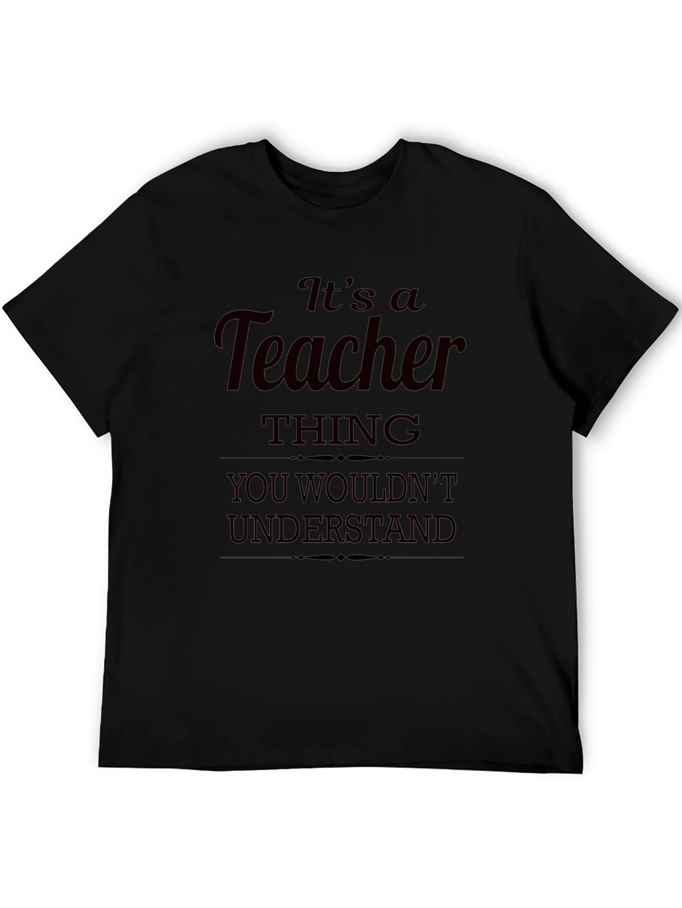 Black Teacher Thing T-Shirt view 5