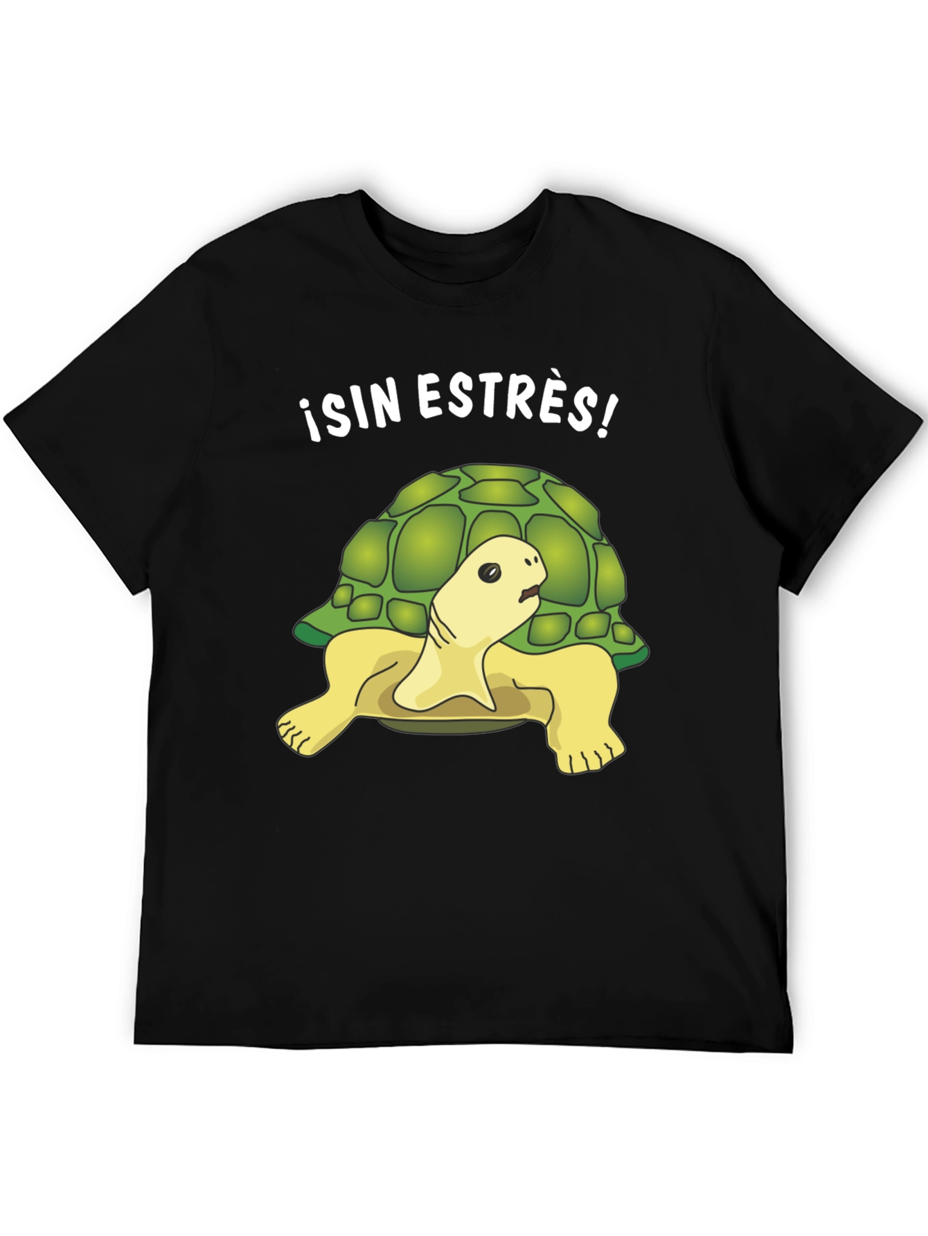 Black Relaxed Turtle Graphic Tee - Sin Estrés! view 5
