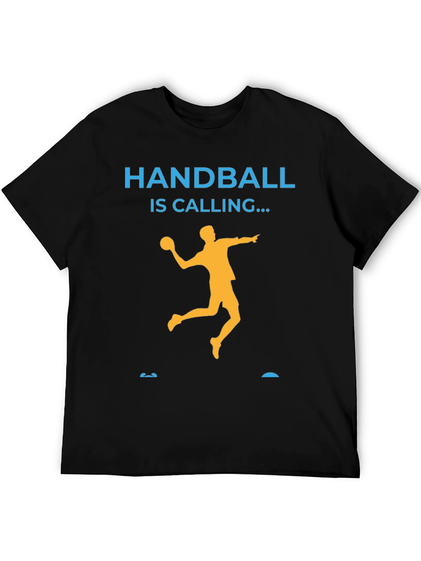 Black Handball Is Calling T-Shirt view 5