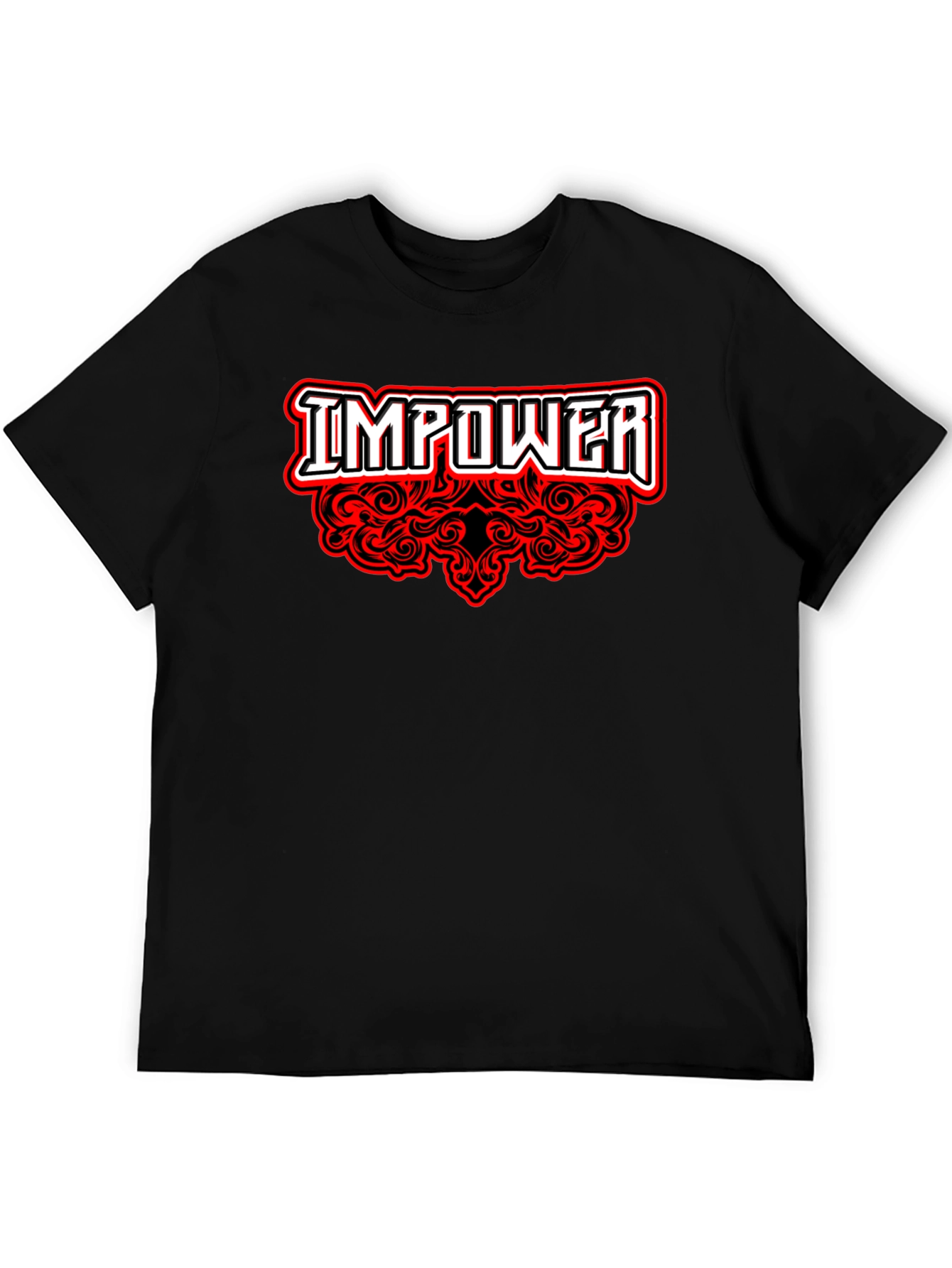 Black Empower Graphic Tee - Black T-Shirt view 5