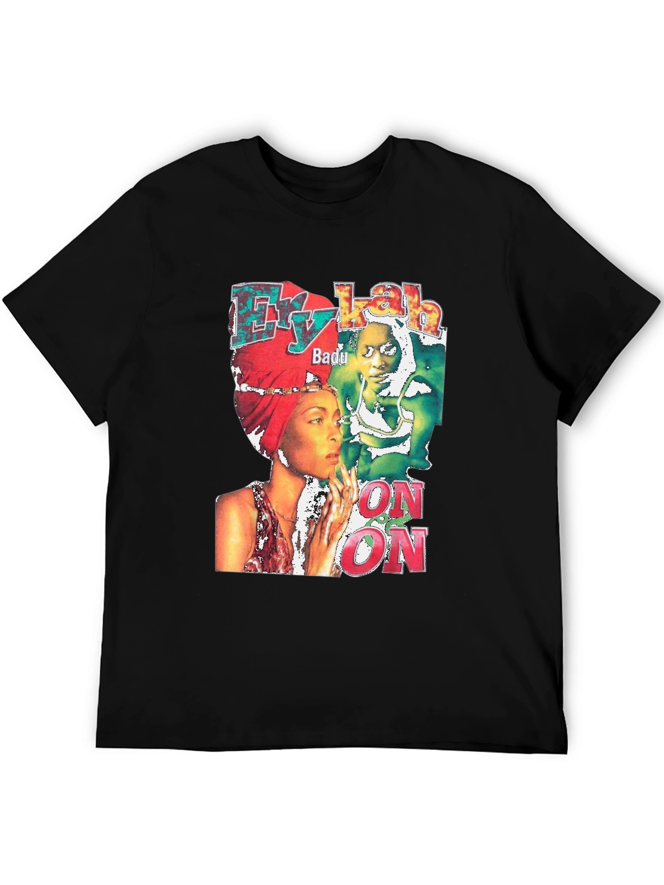 Black Erykah Badu Graphic T-Shirt Black view 5