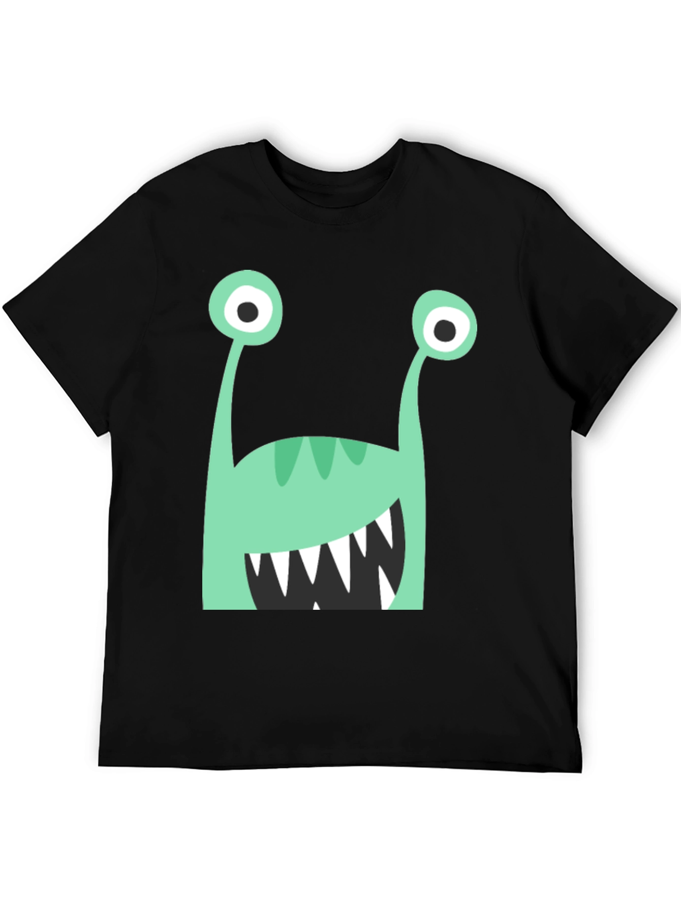 Black Monster Graphic T-Shirt view 5