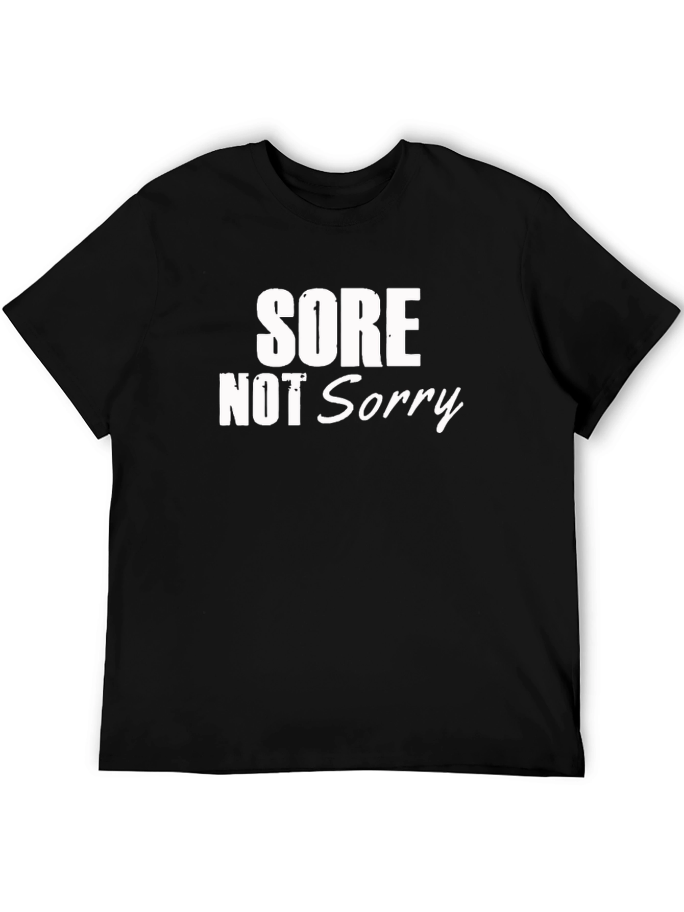 Black Sore Not Sorry Graphic T-Shirt view 5