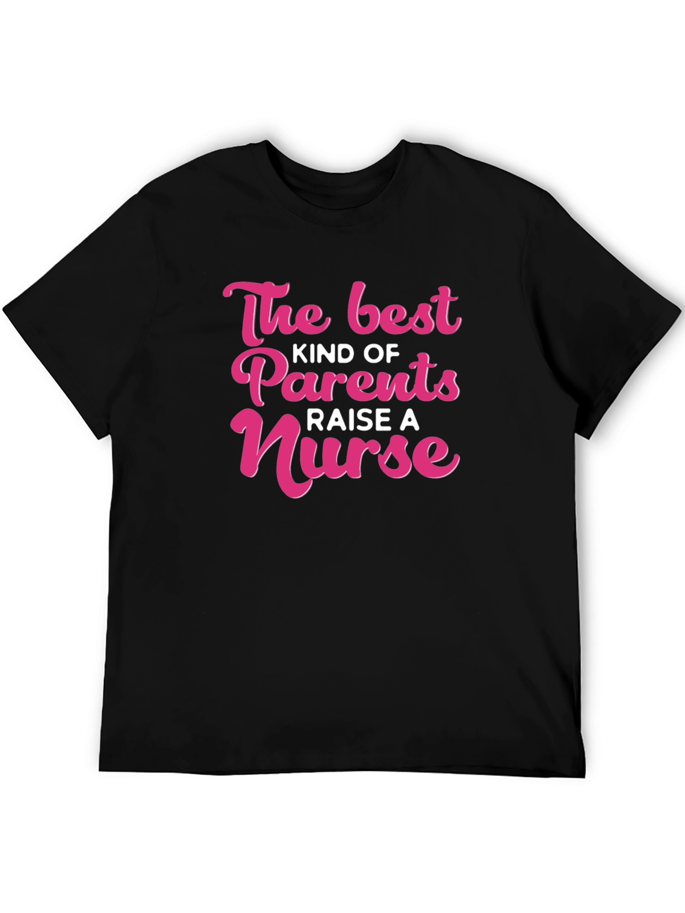 Black Best Kind of Parents Raise A Nurse T-Shirt view 5