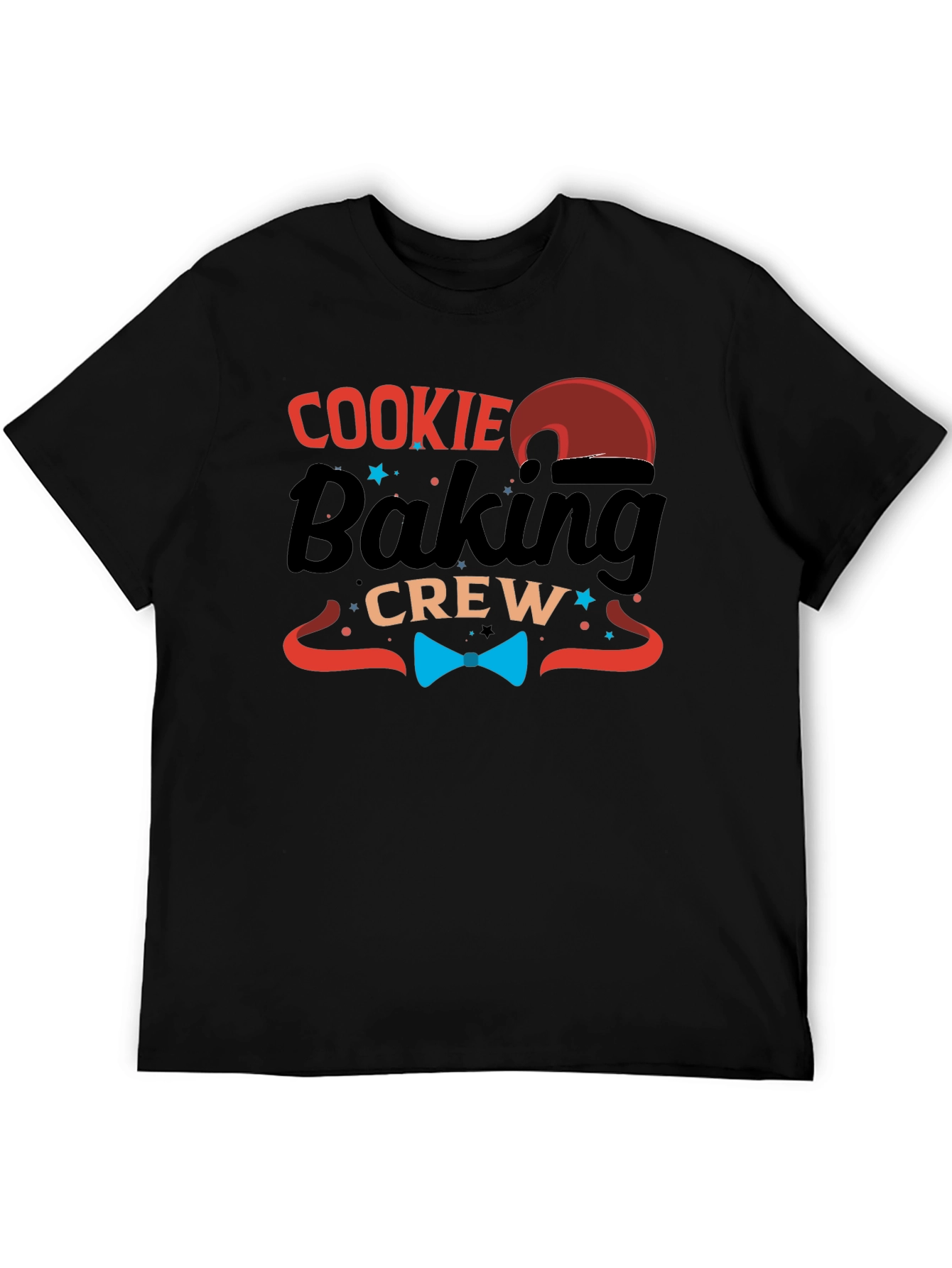 Black Cookie Baking Crew Black Graphic Tee view 5