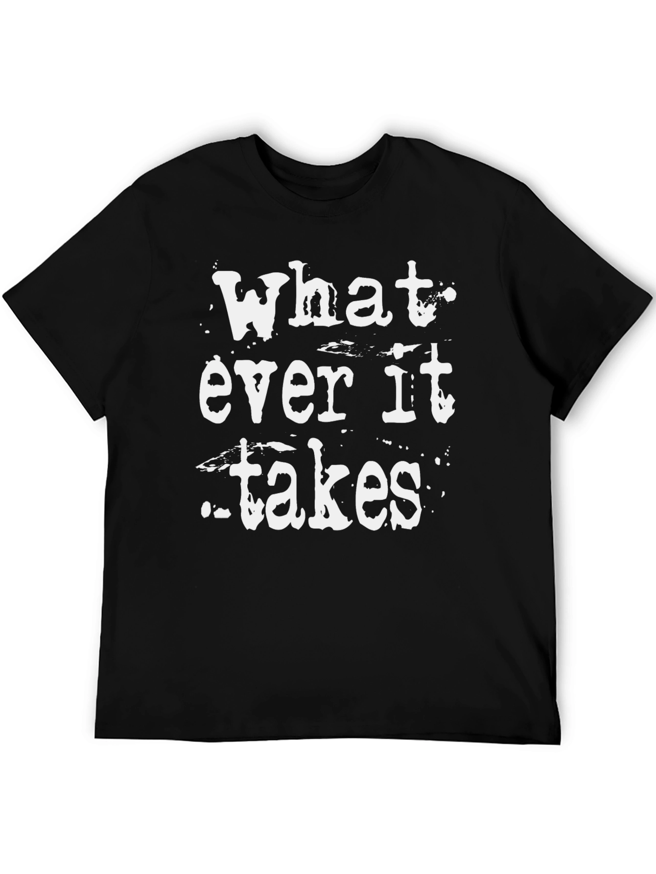 Black Whatever It Takes Graphic Tee view 5