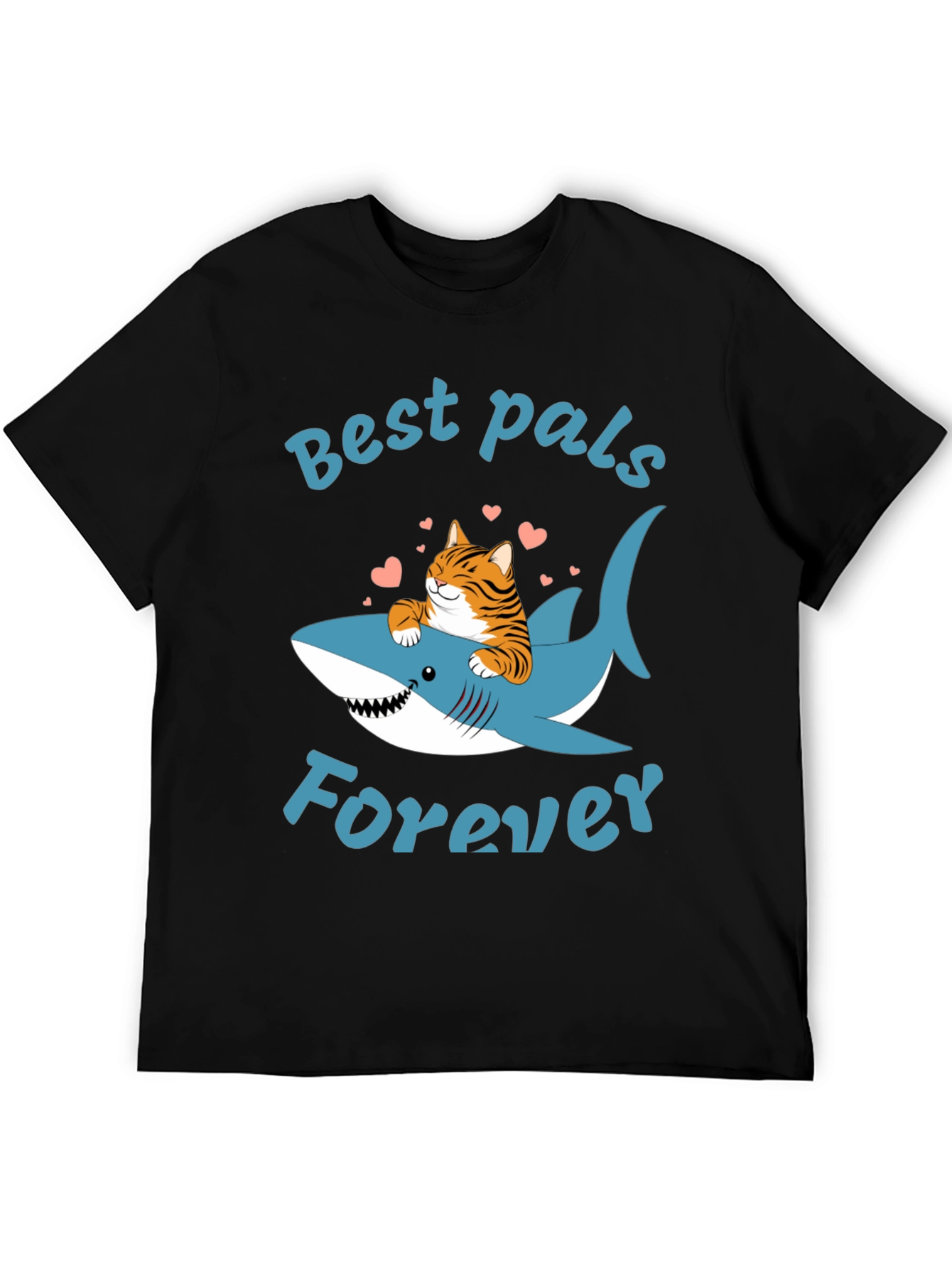 Black Best Pals Forever Graphic Tee view 5