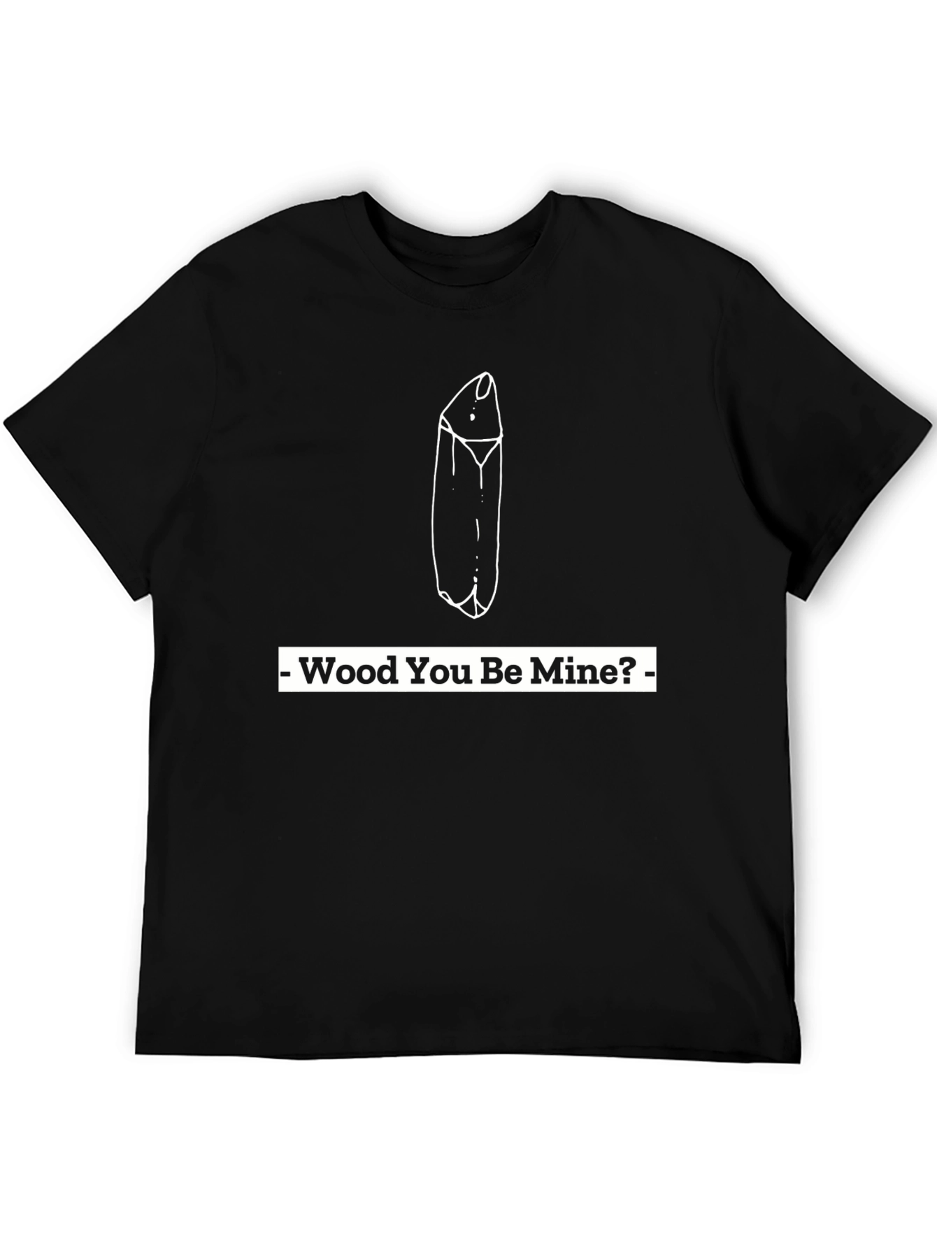 Black Wood You Be Mine? Graphic Tee view 5
