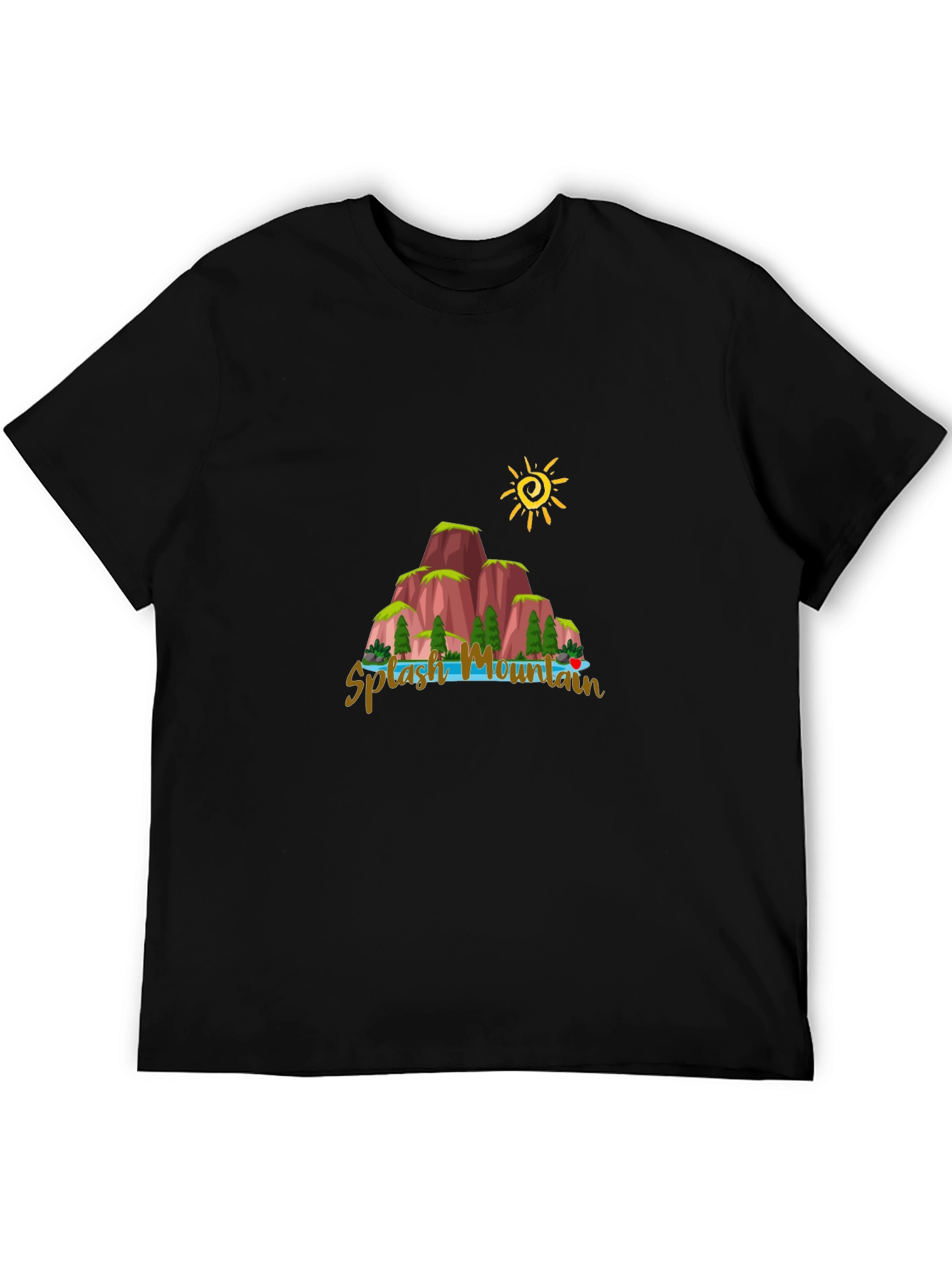 Black Splash Mountain Graphic Tee view 5