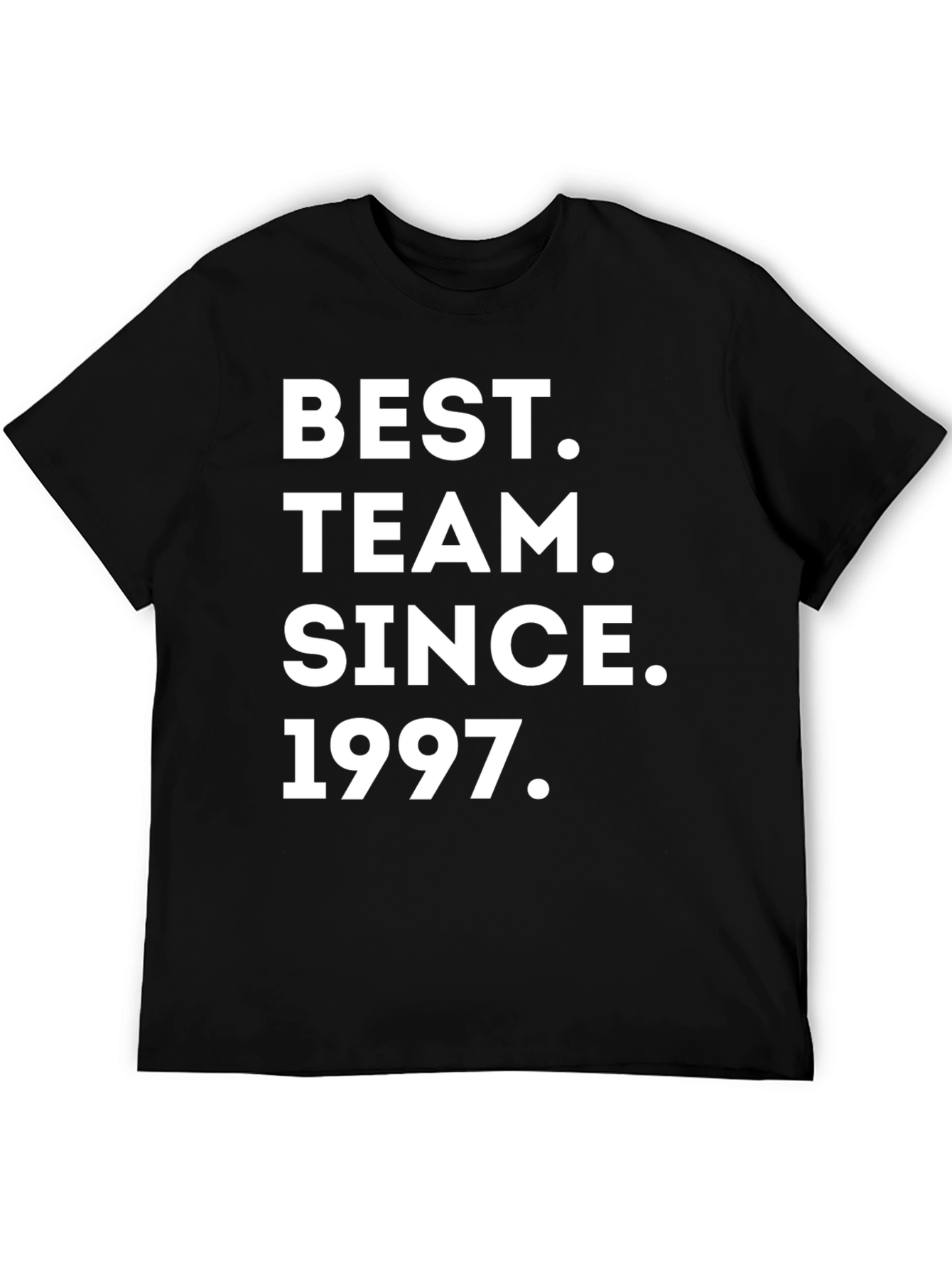 Black Best Team Since 1997 T-Shirt view 5