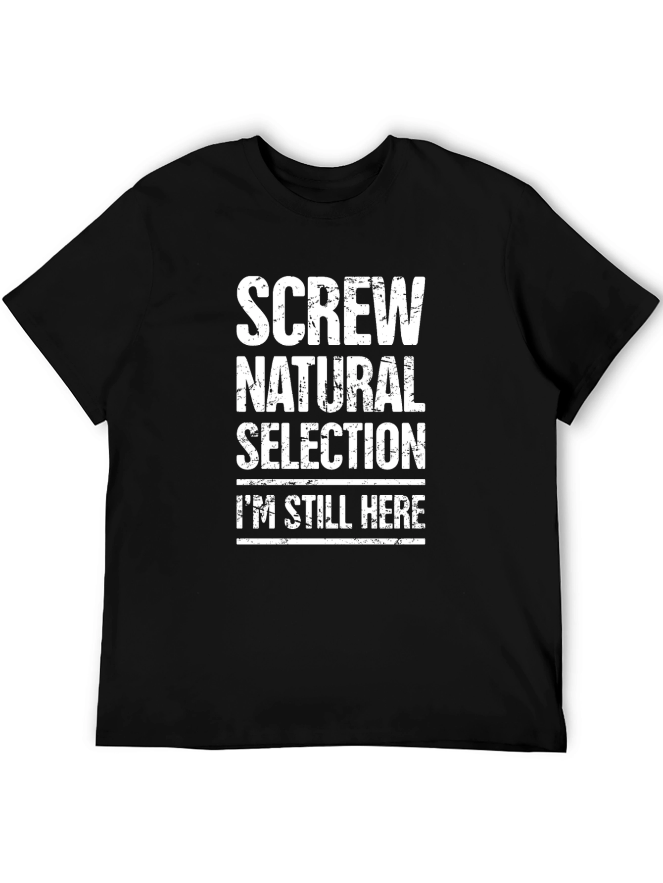Black Screw Natural Selection T-Shirt view 5