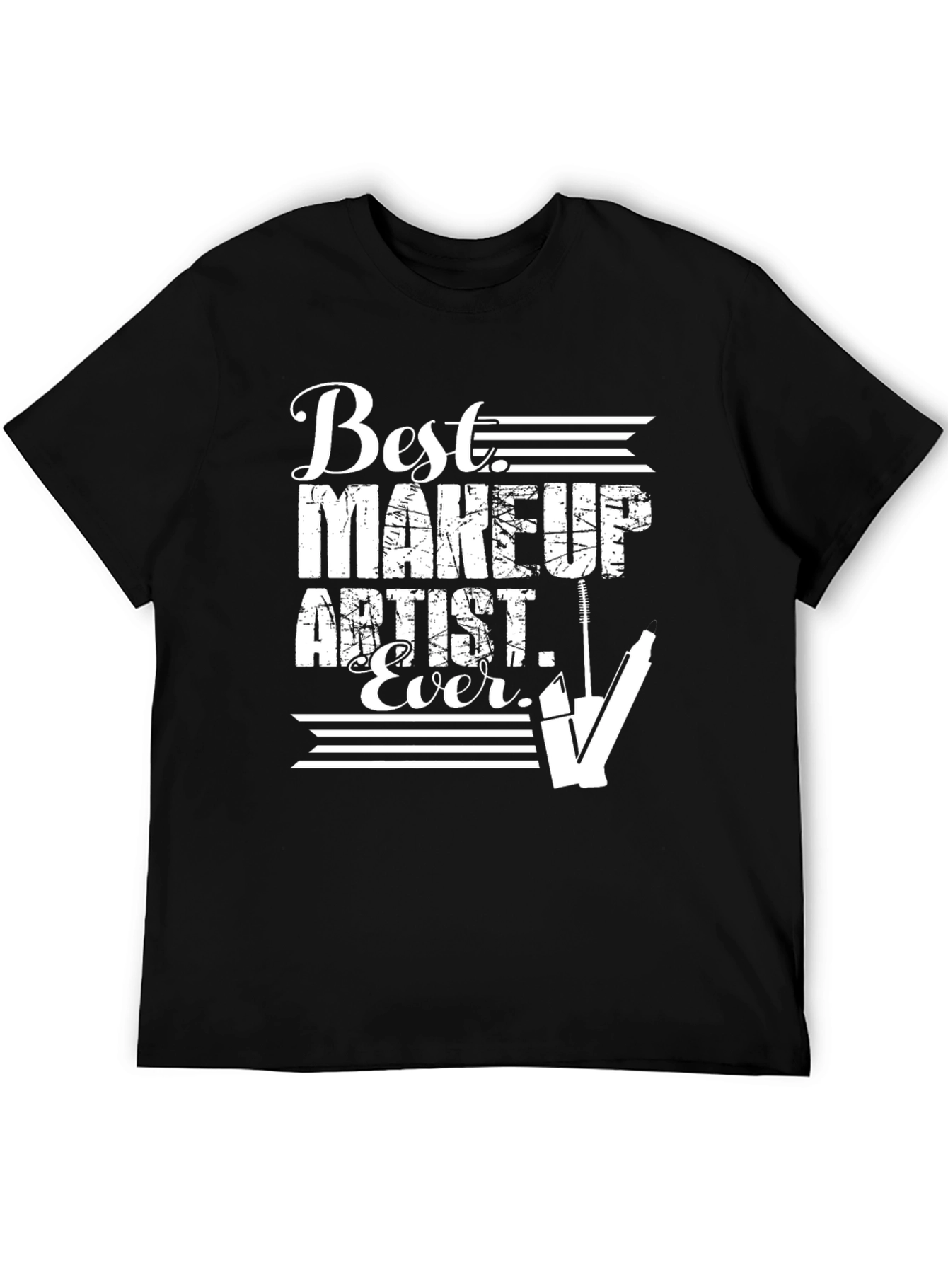 Black Best Makeup Artist Ever T-Shirt, Unisex Tee view 5