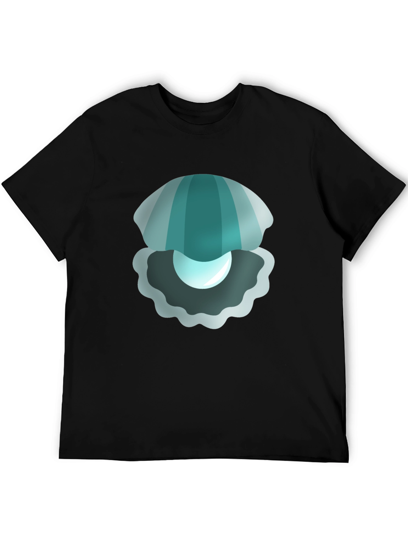 Black Pearl Clam Graphic T-Shirt - Soft & Stylish view 5