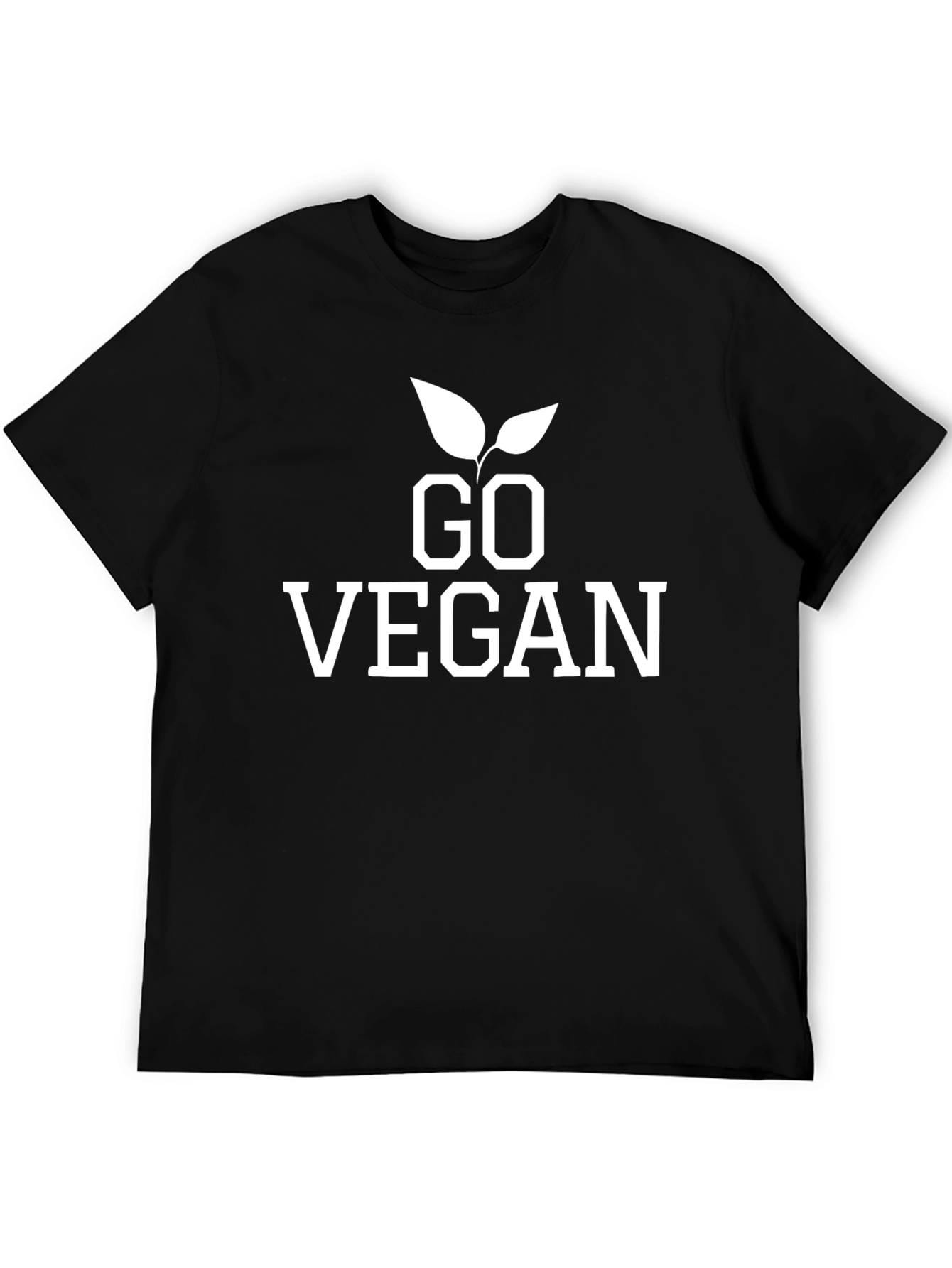 Go Vegan Graphic Tee - Stylish Vegetarian T-Shirt - 5