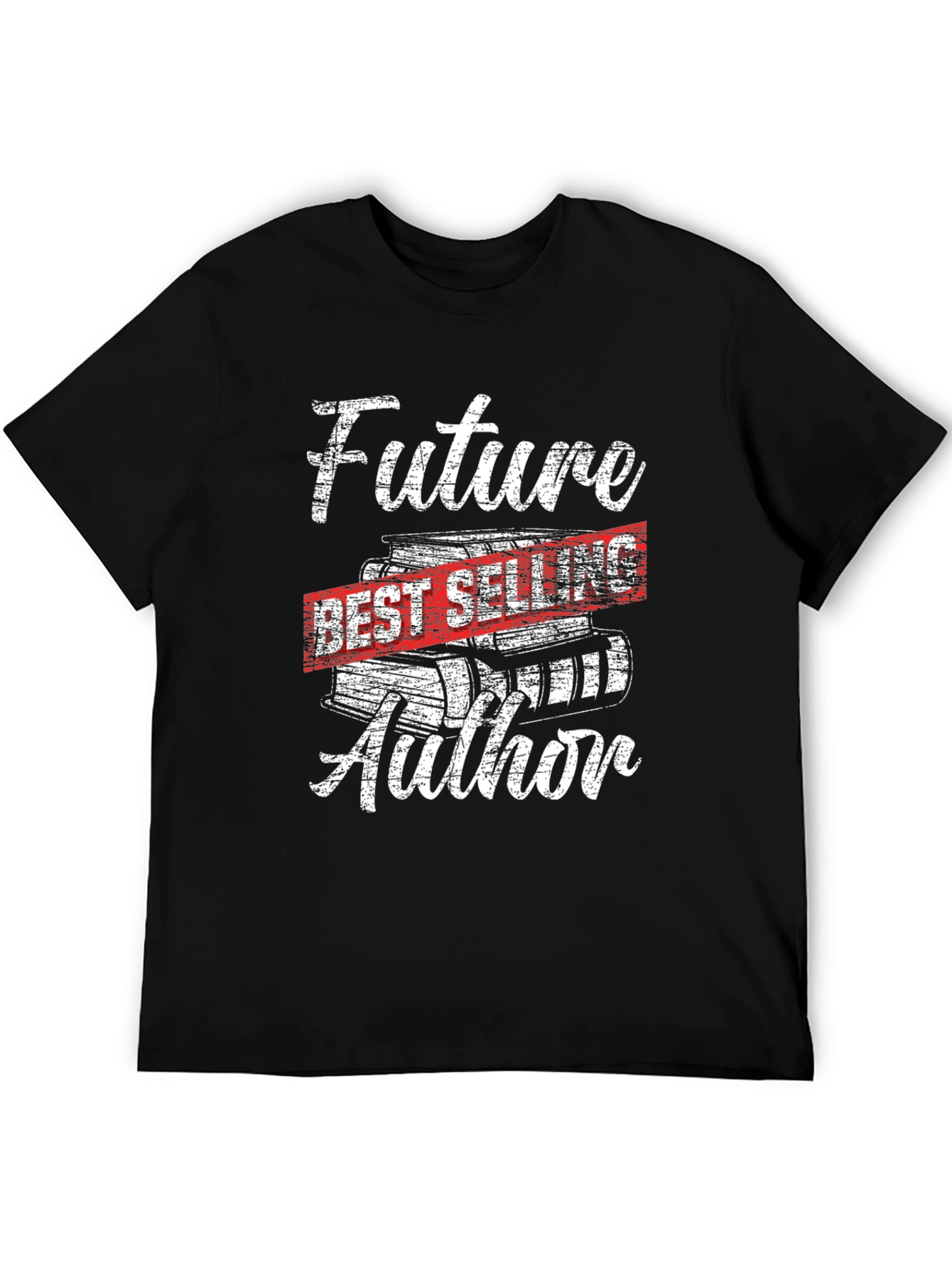 Black Future Best Selling Author T-Shirt view 5