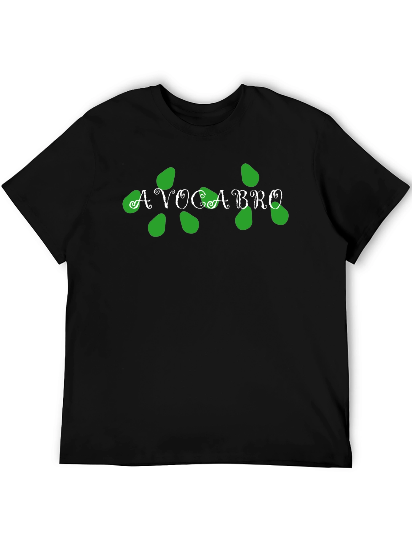 Black Avocabro Graphic Tee - Avocado Lover T-Shirt view 5