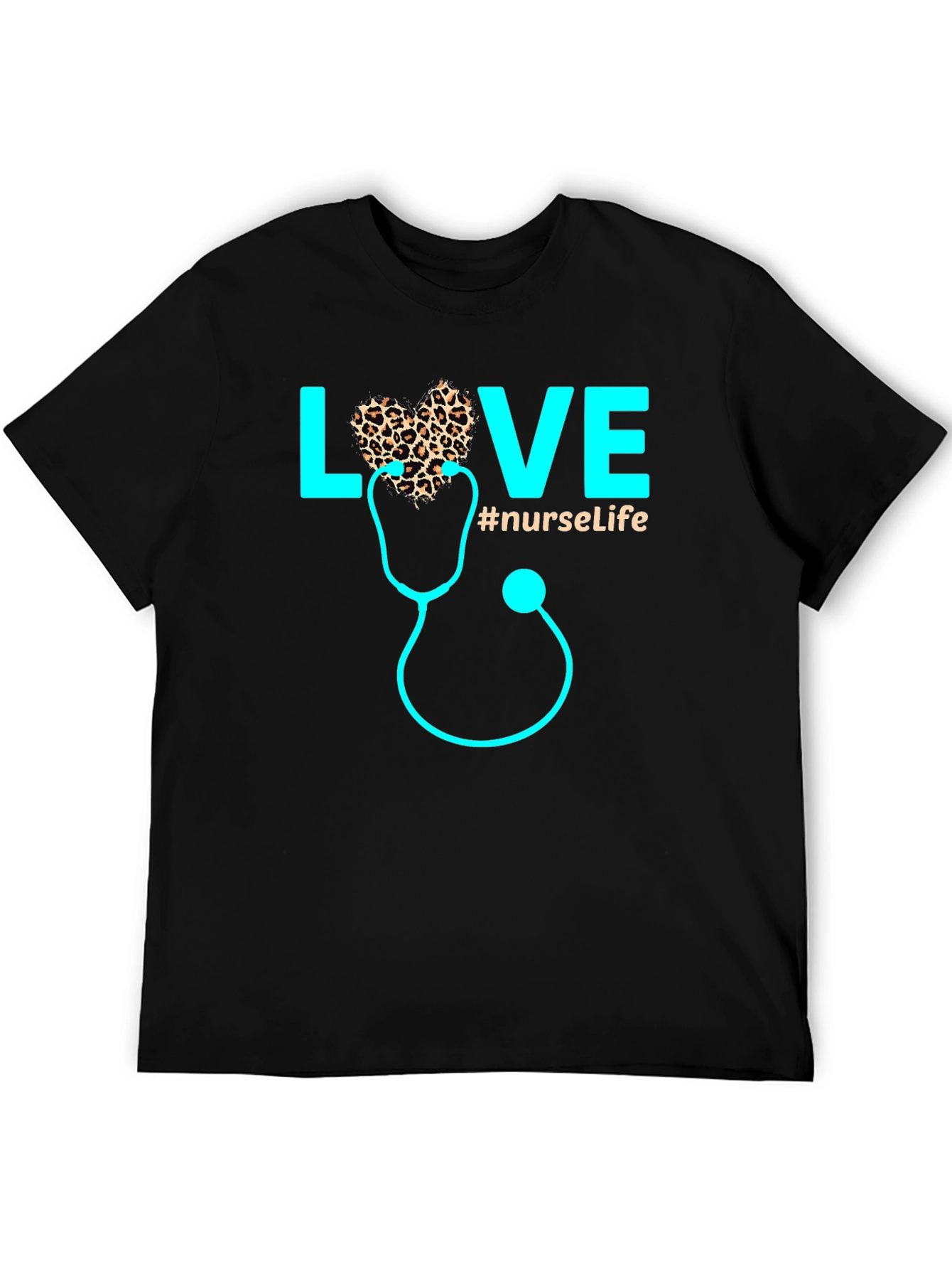 Love Nurse Life Graphic T-Shirt - 5