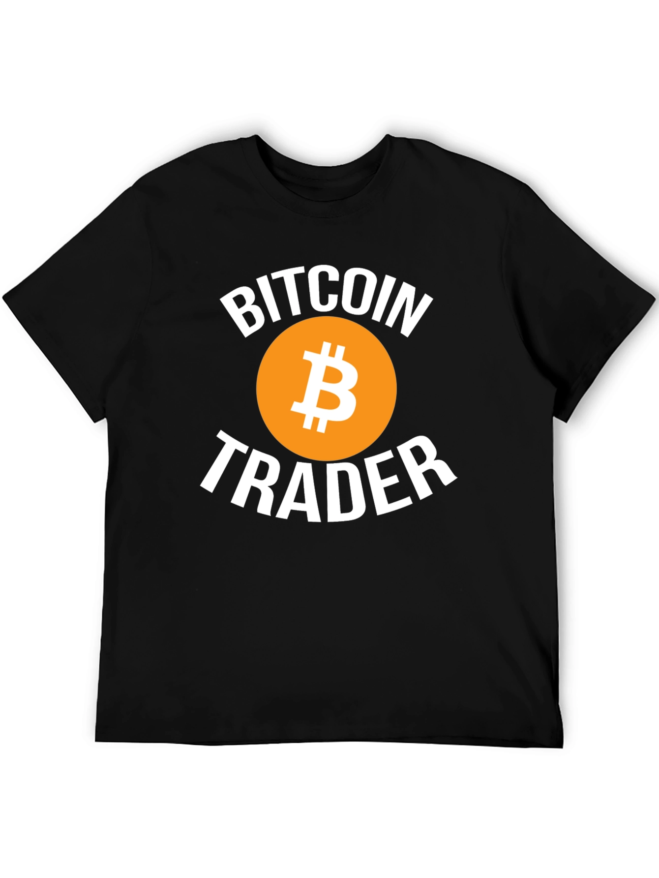 Black Bitcoin Trader Black T-Shirt Crypto Cryptocurrency Tee view 5