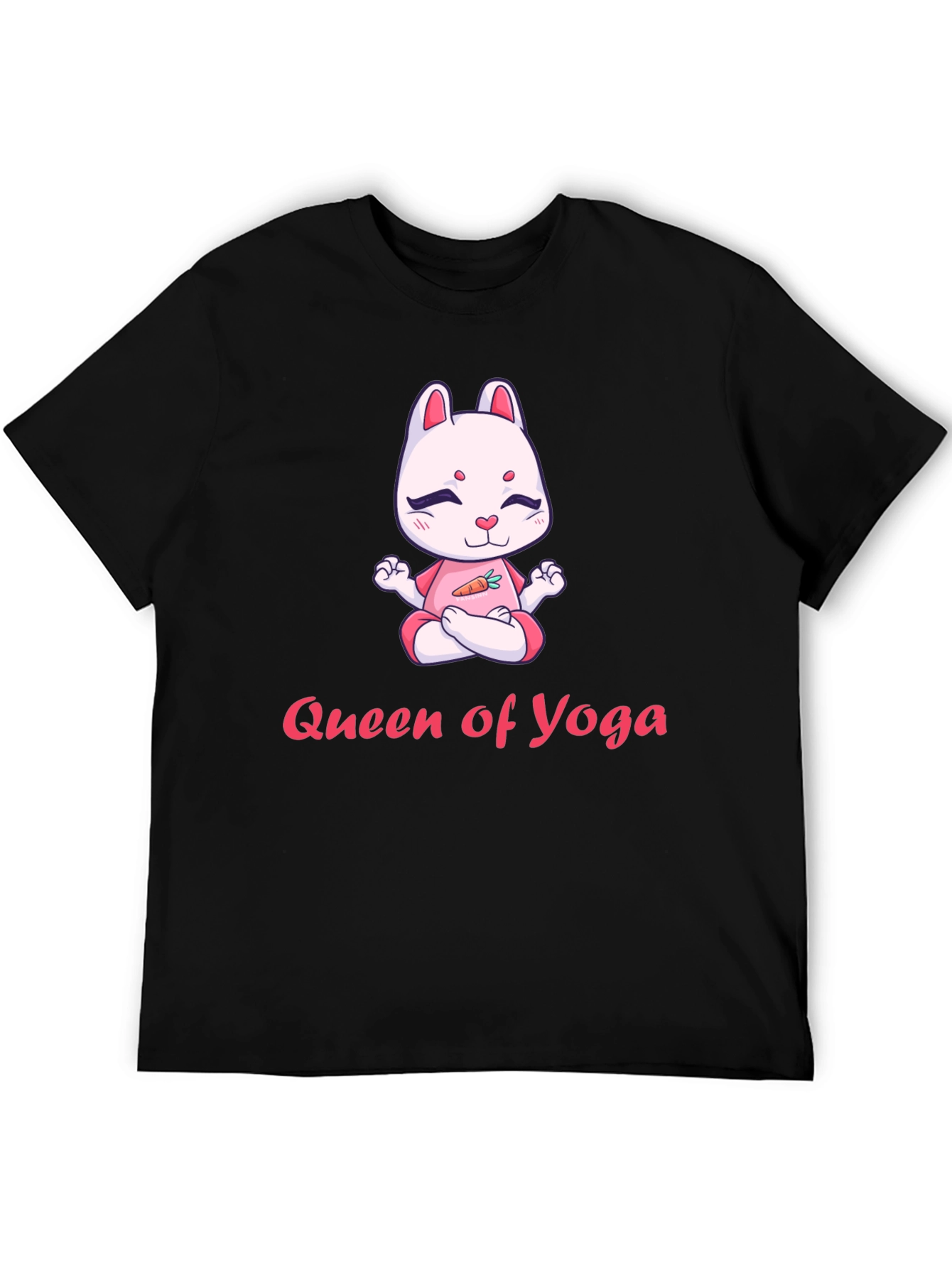 Black Queen of Yoga T-Shirt view 5